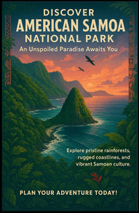 Discover American Samoa National Park Adventure Poster