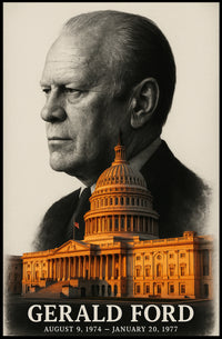 Gerald Ford 38th President of the United States Reflections Poster