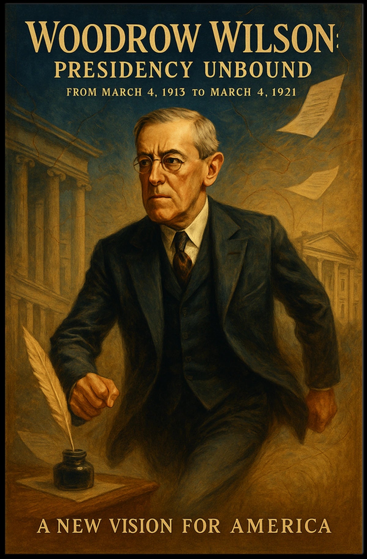 Woodrow Wilson Presidency Unbound Poster