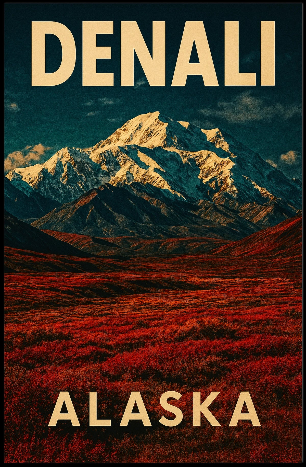 Denali Alaskas Majestic Peak Poster
