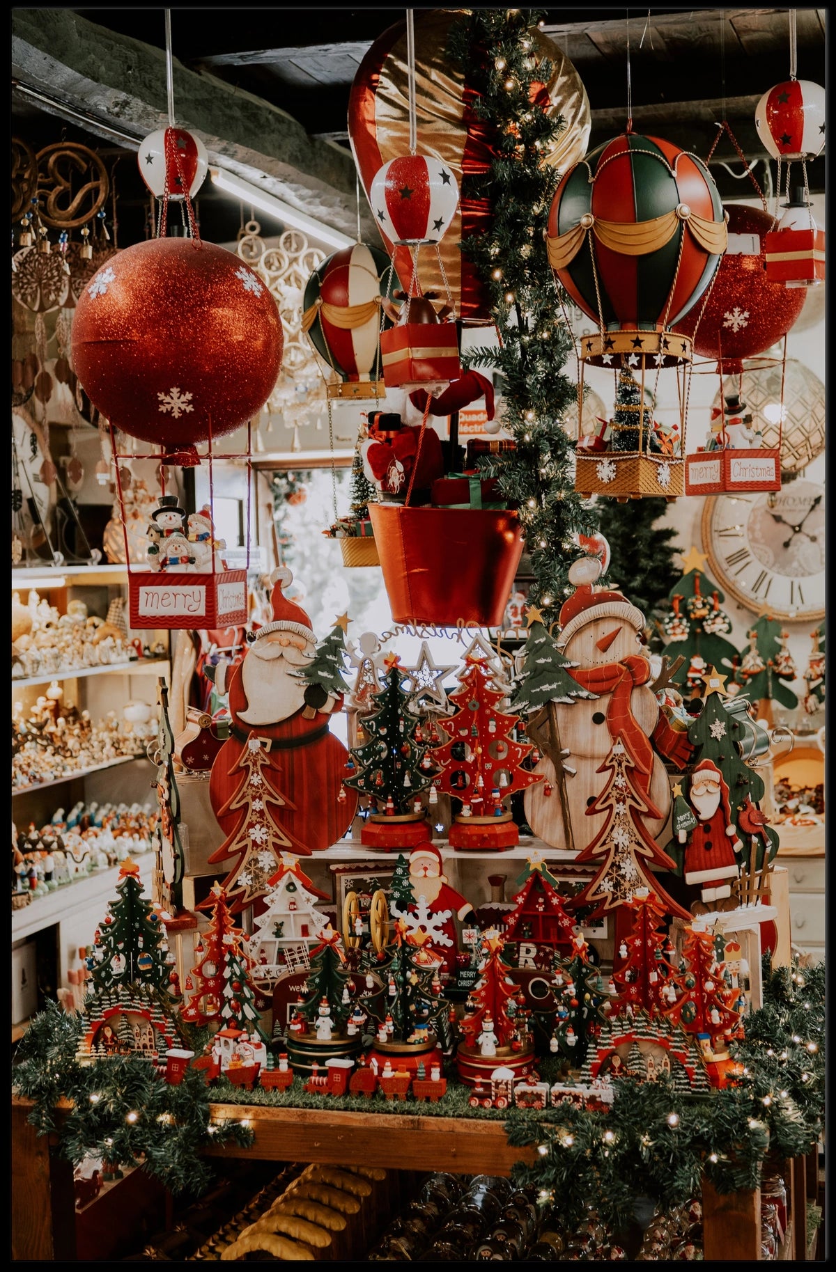 Festive Christmas Display Poster
