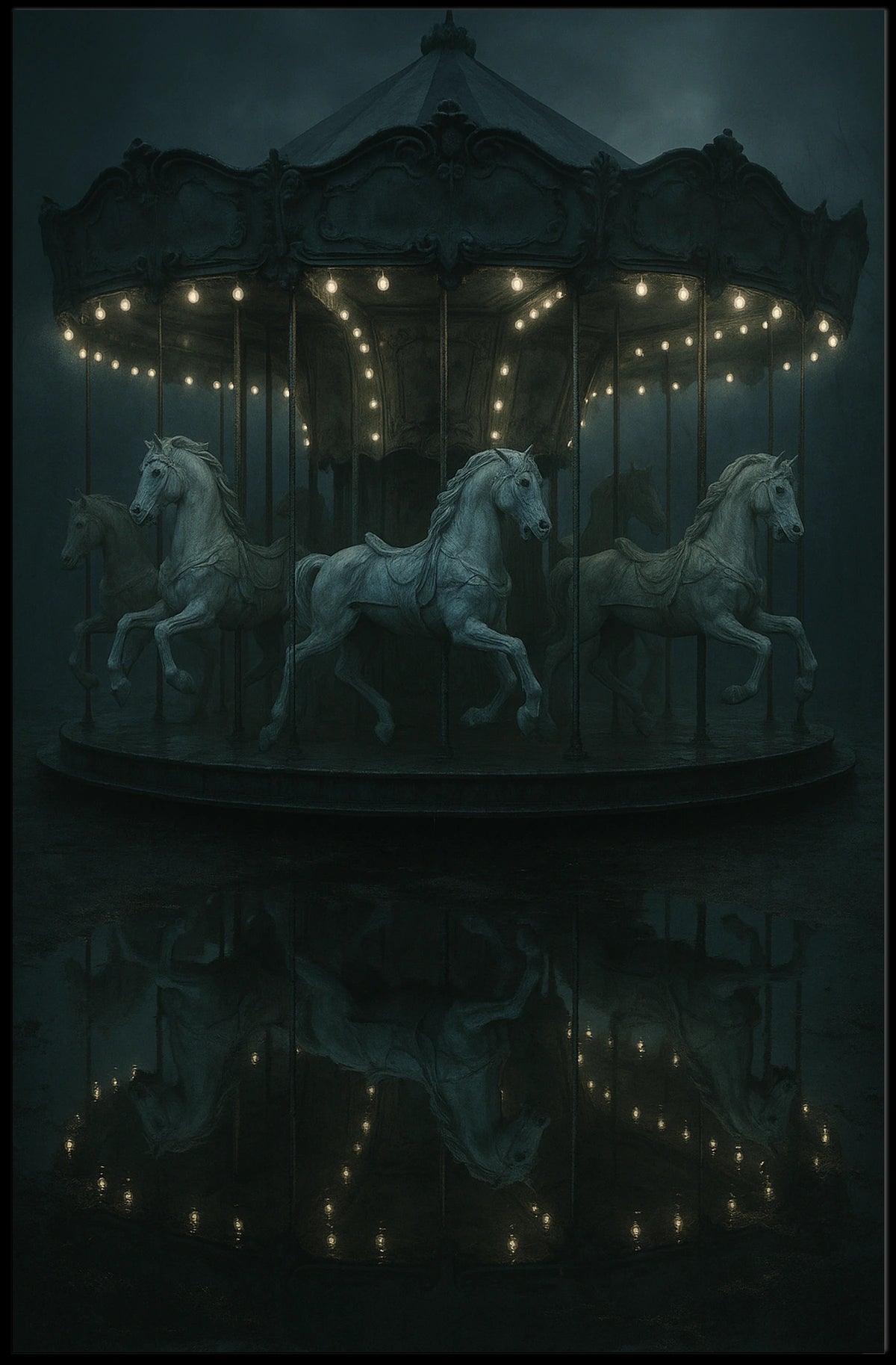 Enchanted Carousel Poster