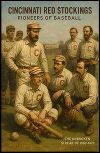 Cincinnati Red Stockings Pioneers of Baseball Poster