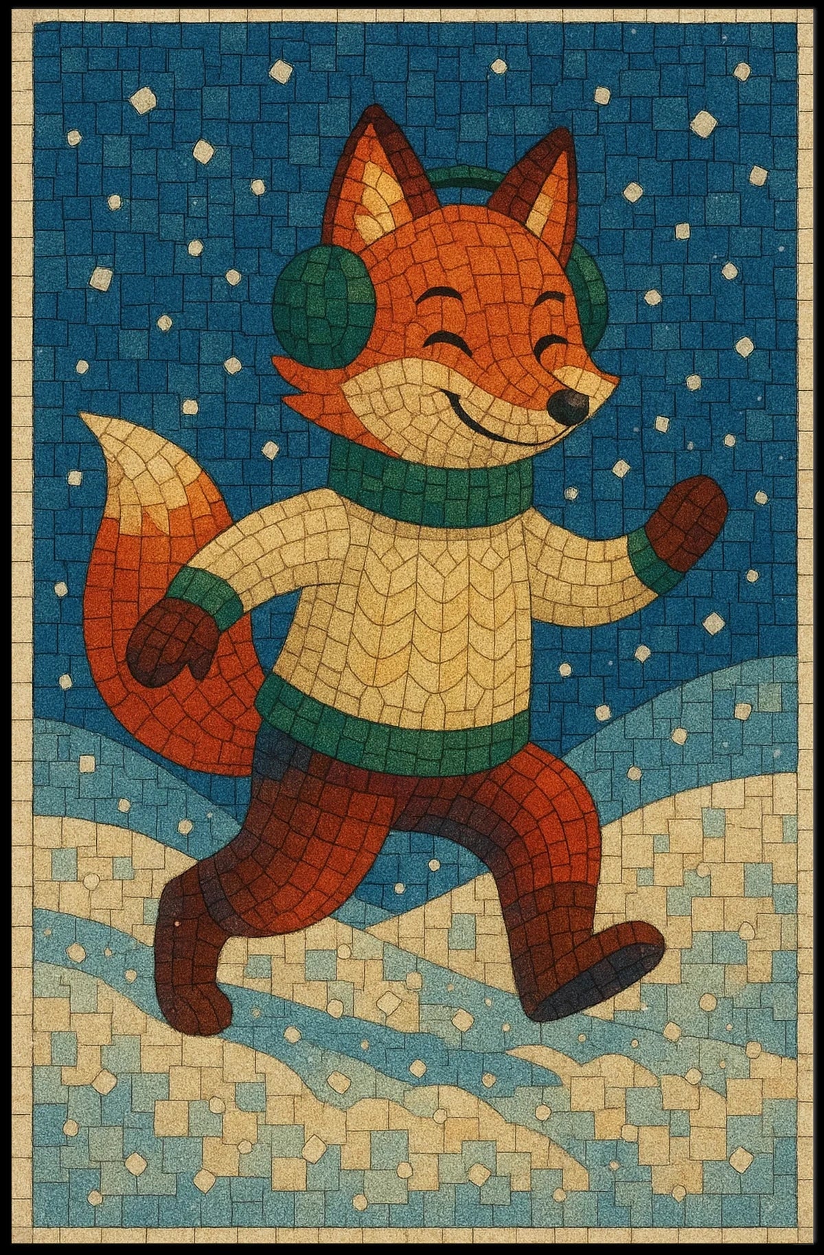 Forest Fox Poster