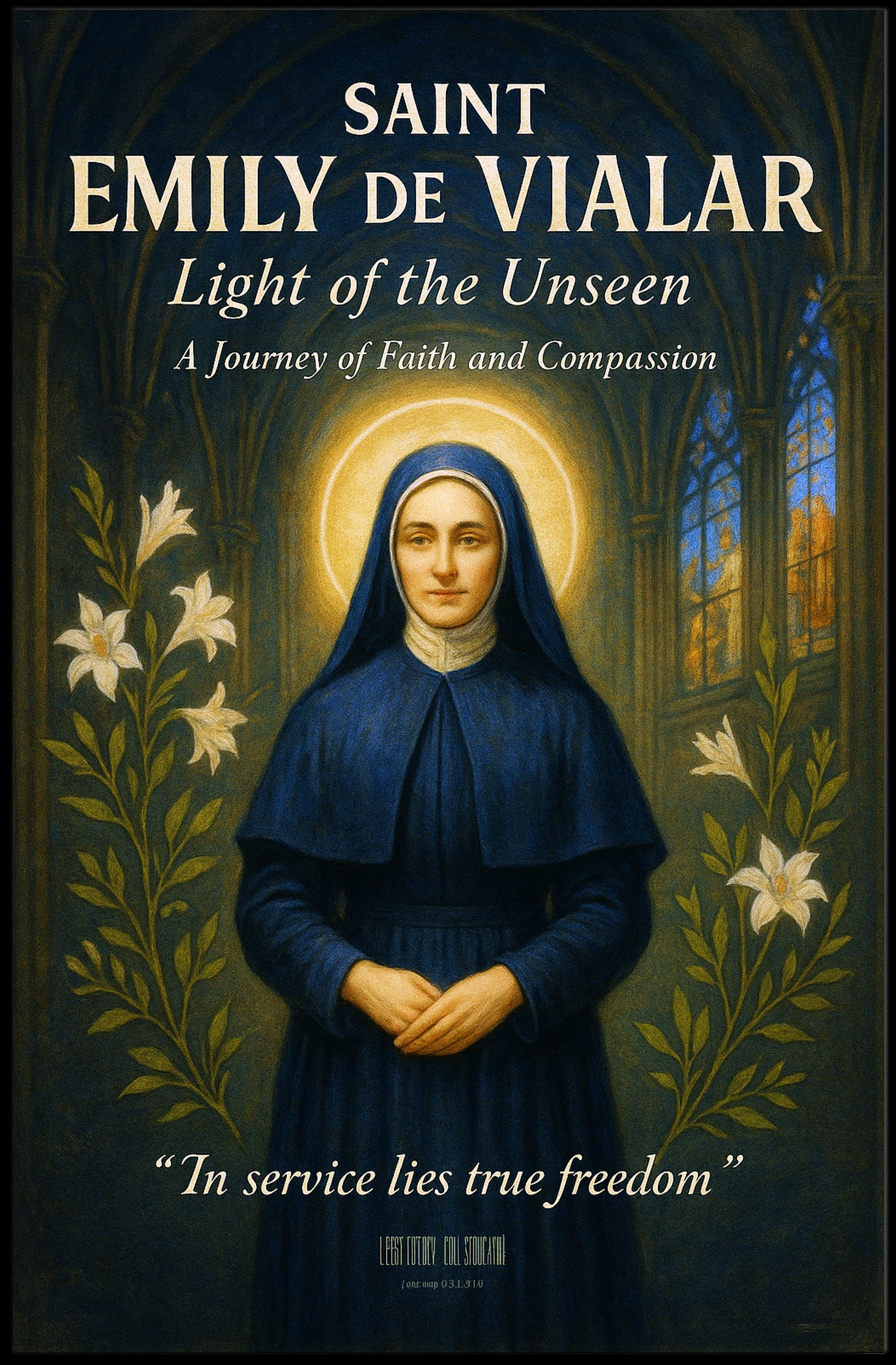 Saint Emily de Vialar Light of the Unseen Poster PosterGoat