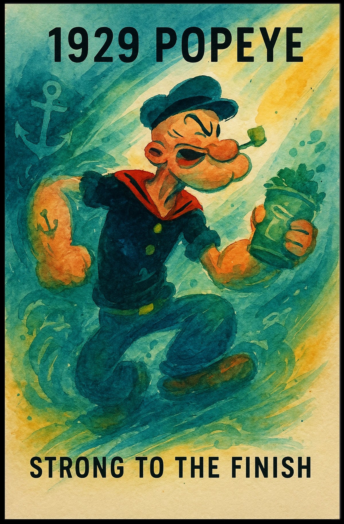 Popeye 1929 Art Poster POP-39