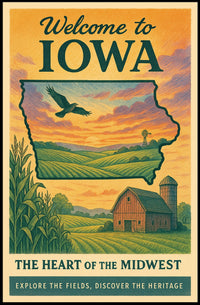 Welcome to Iowa Poster