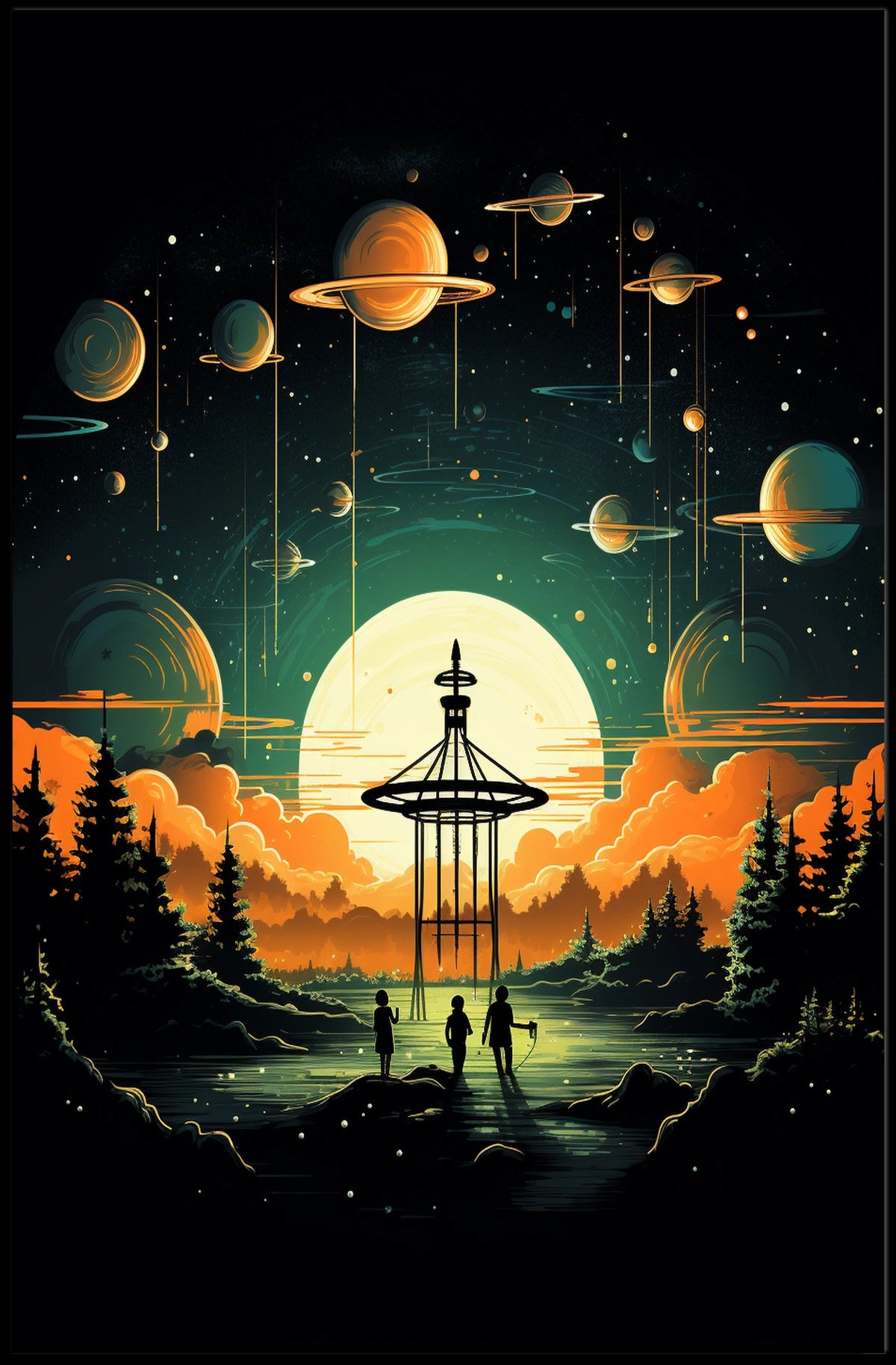 Cosmic Playground Poster