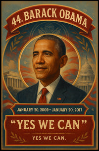 Obama Inspirational Legacy Presidential Poster