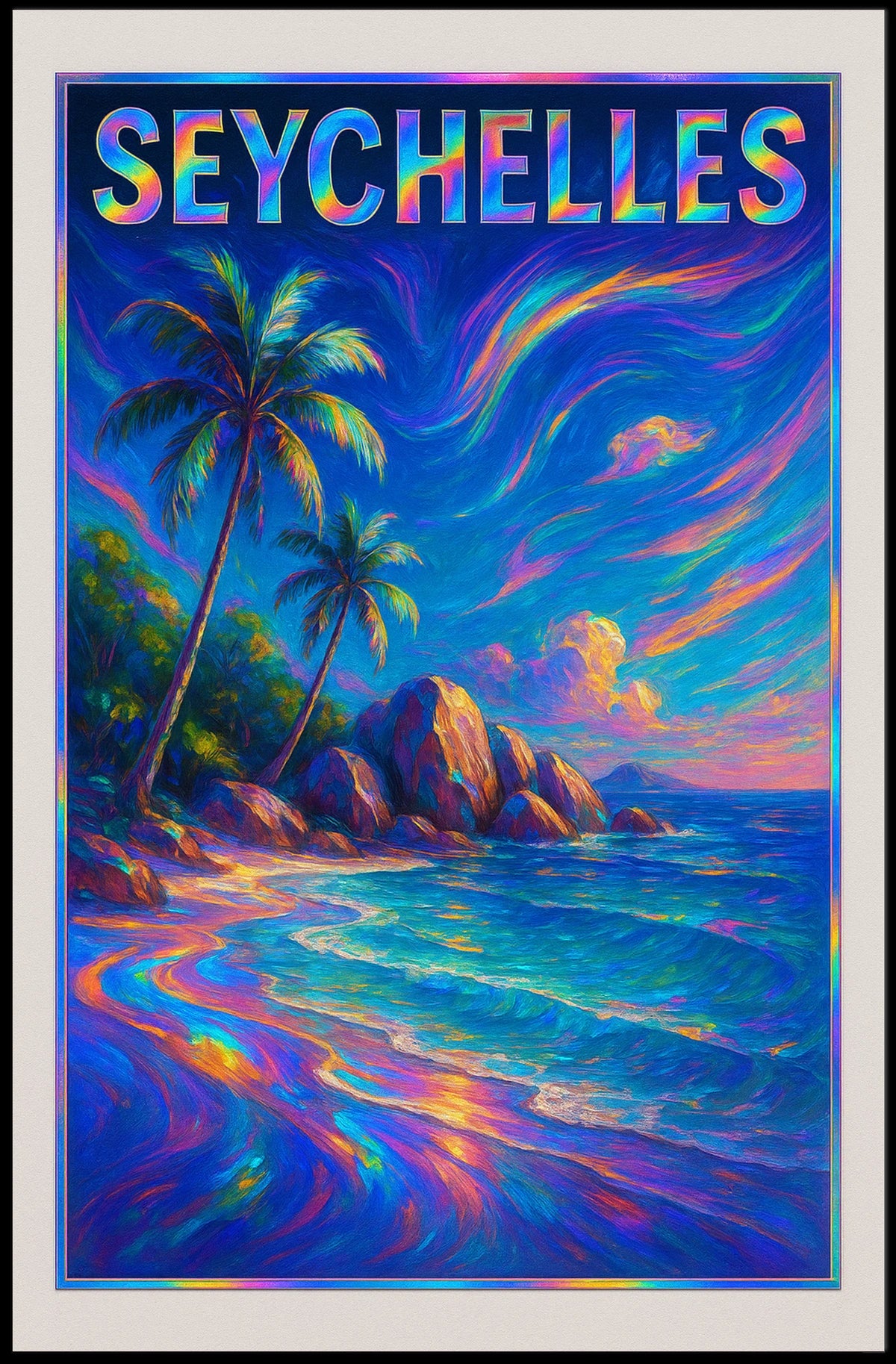 Seychelles Paradise Poster