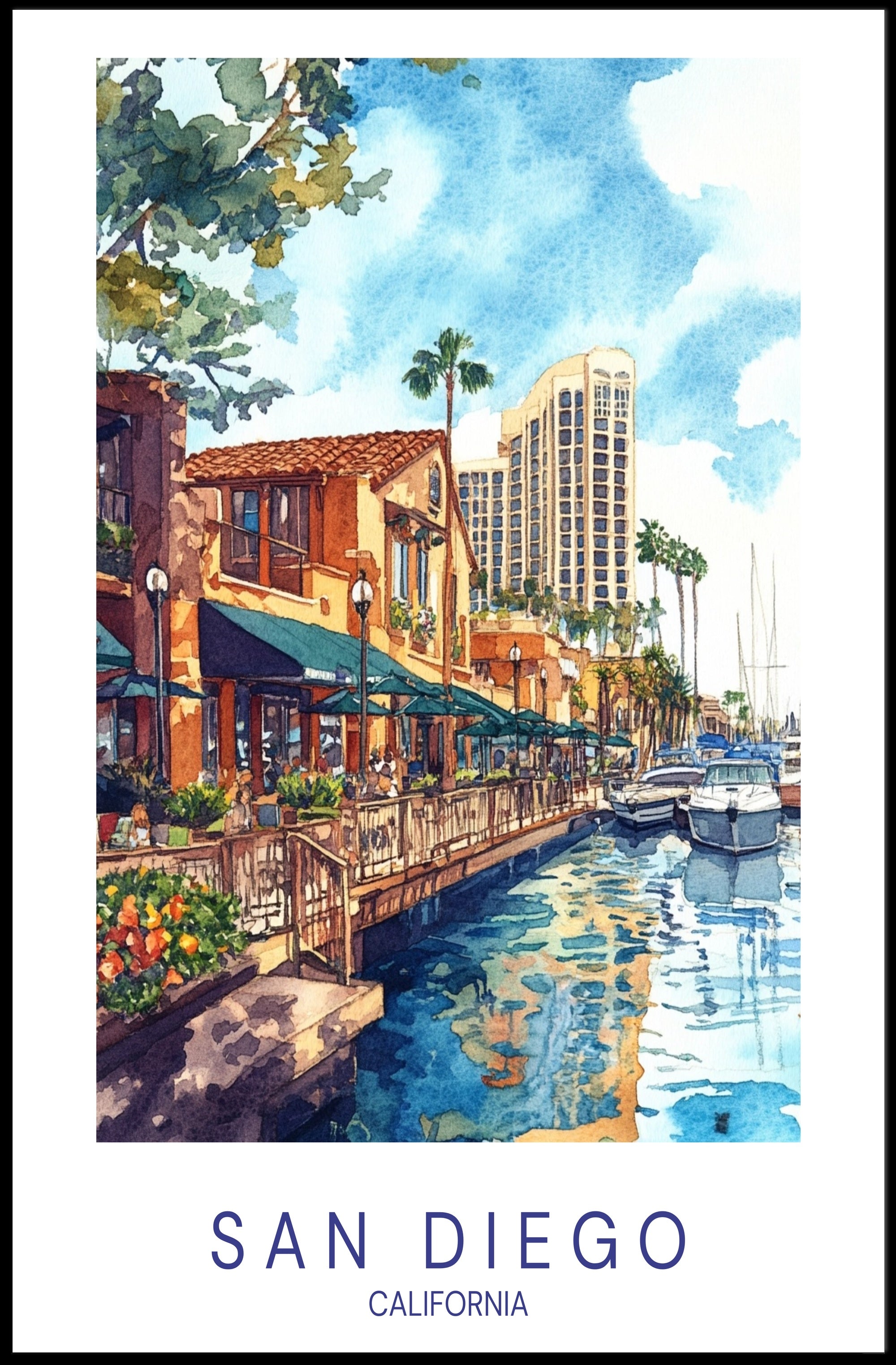 San Diego Serenity Poster PosterGoat