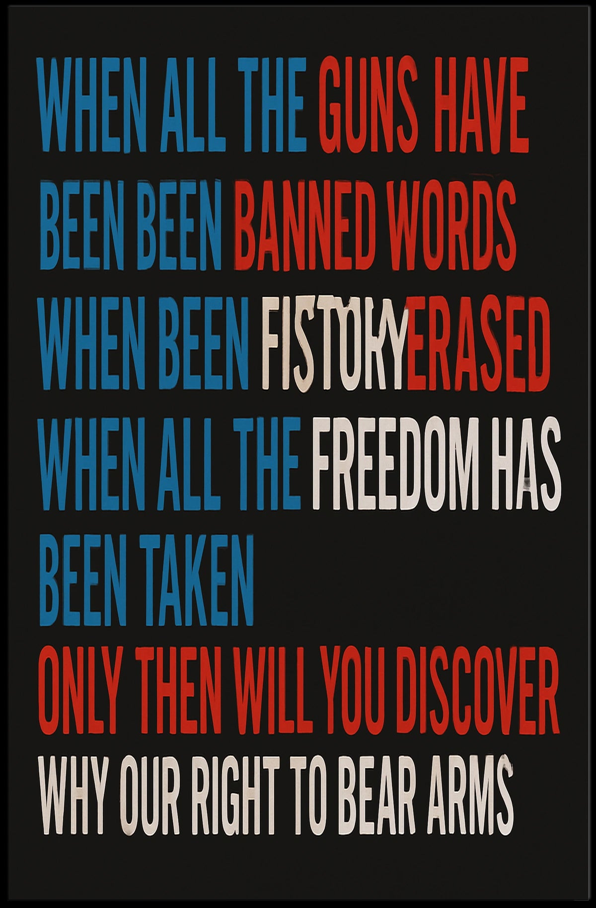 The Right to Bear Arms Poster