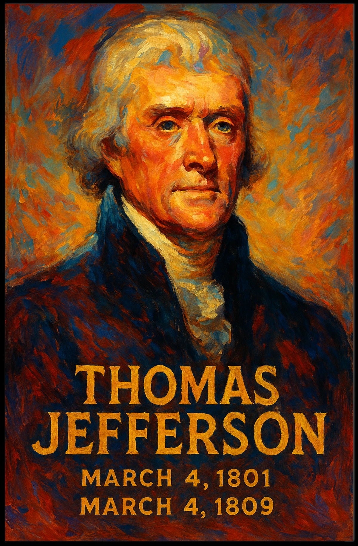 Thomas Jefferson 3Rd President Poster
