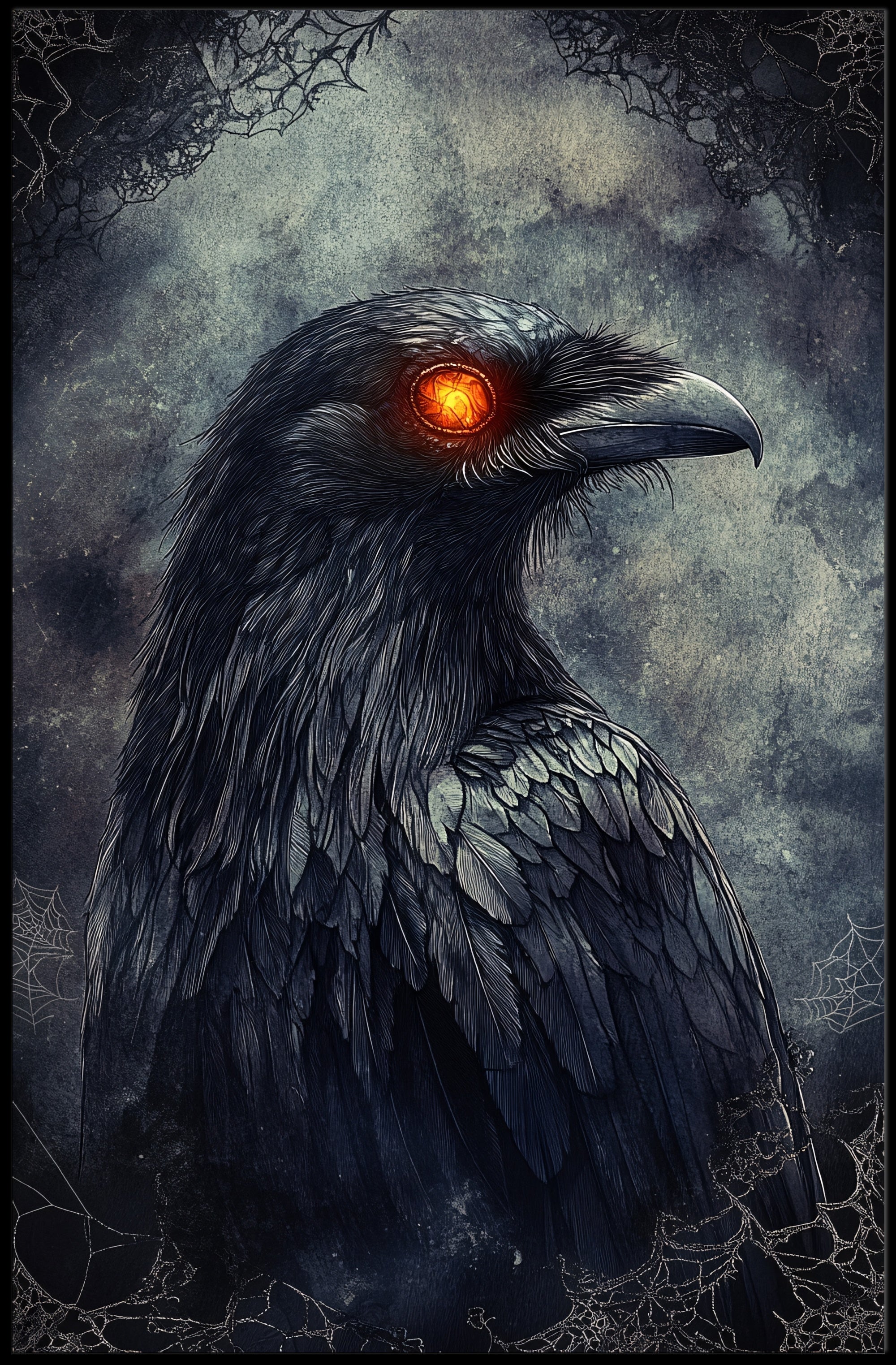 The Enigmatic Raven Poster