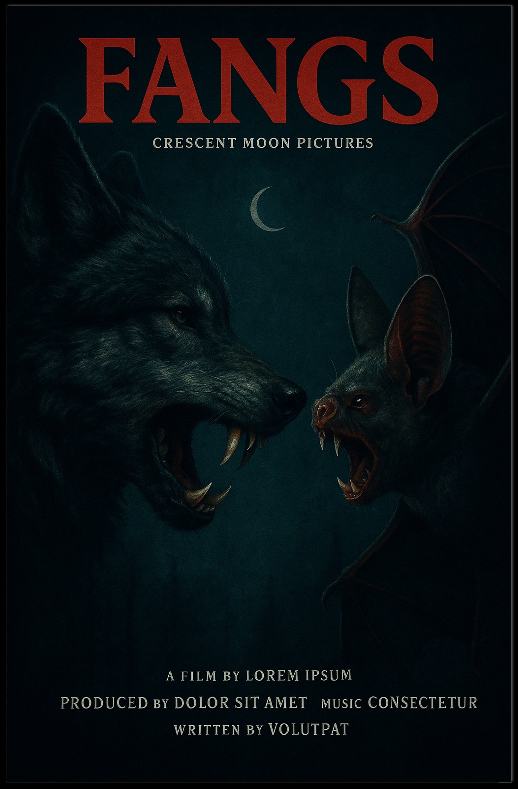 Fangs Poster PosterGoat