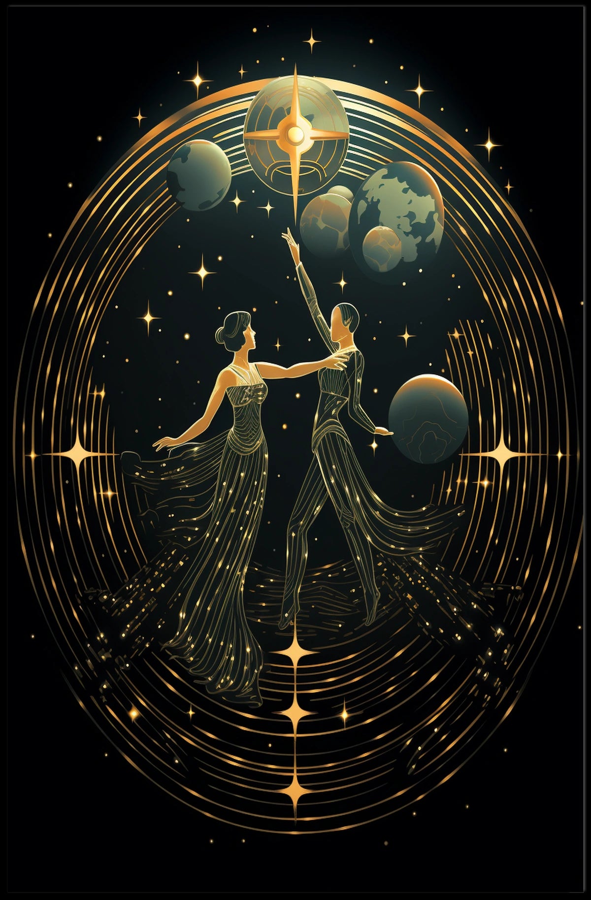 Celestial Dance Poster