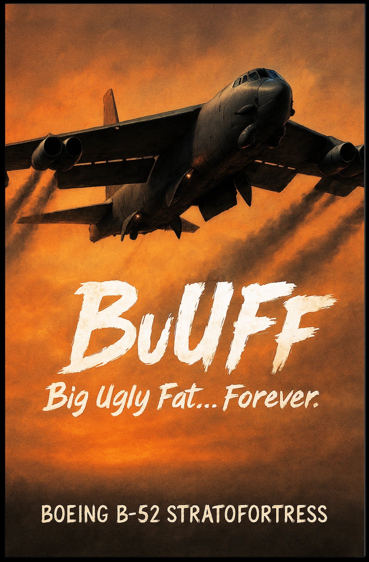 BUFF - Boeing B-52 Stratofortress Poster