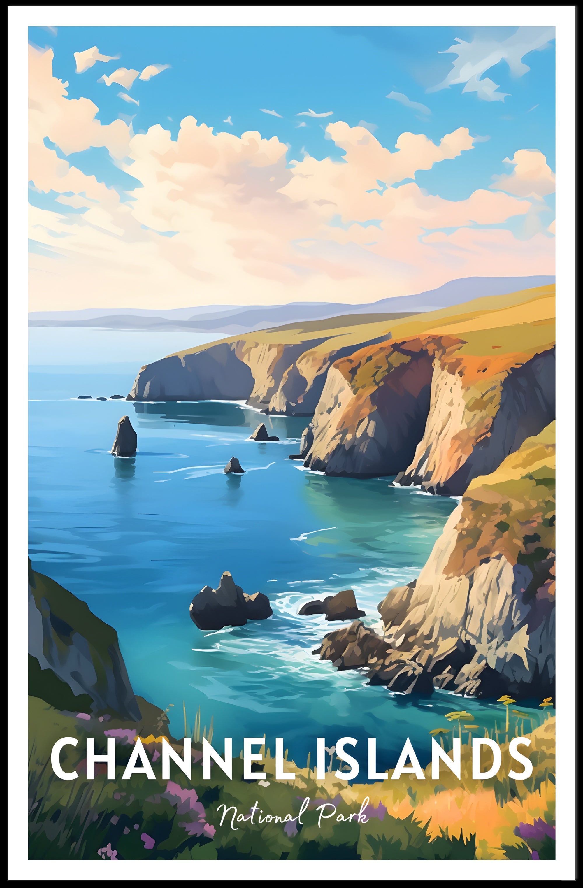 Channel Islands Scenic Beauty National Park Poster