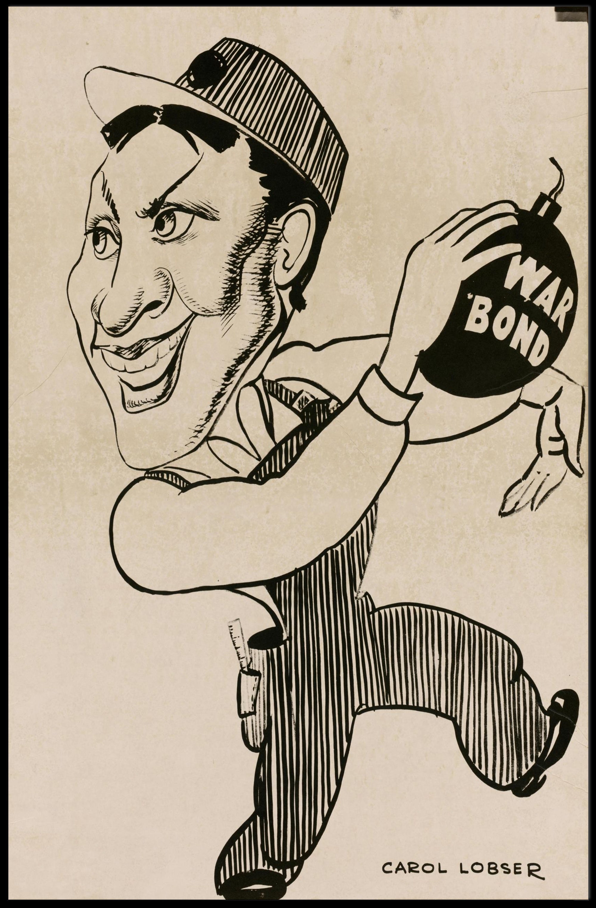 War Bond Caricature Poster PosterGoat