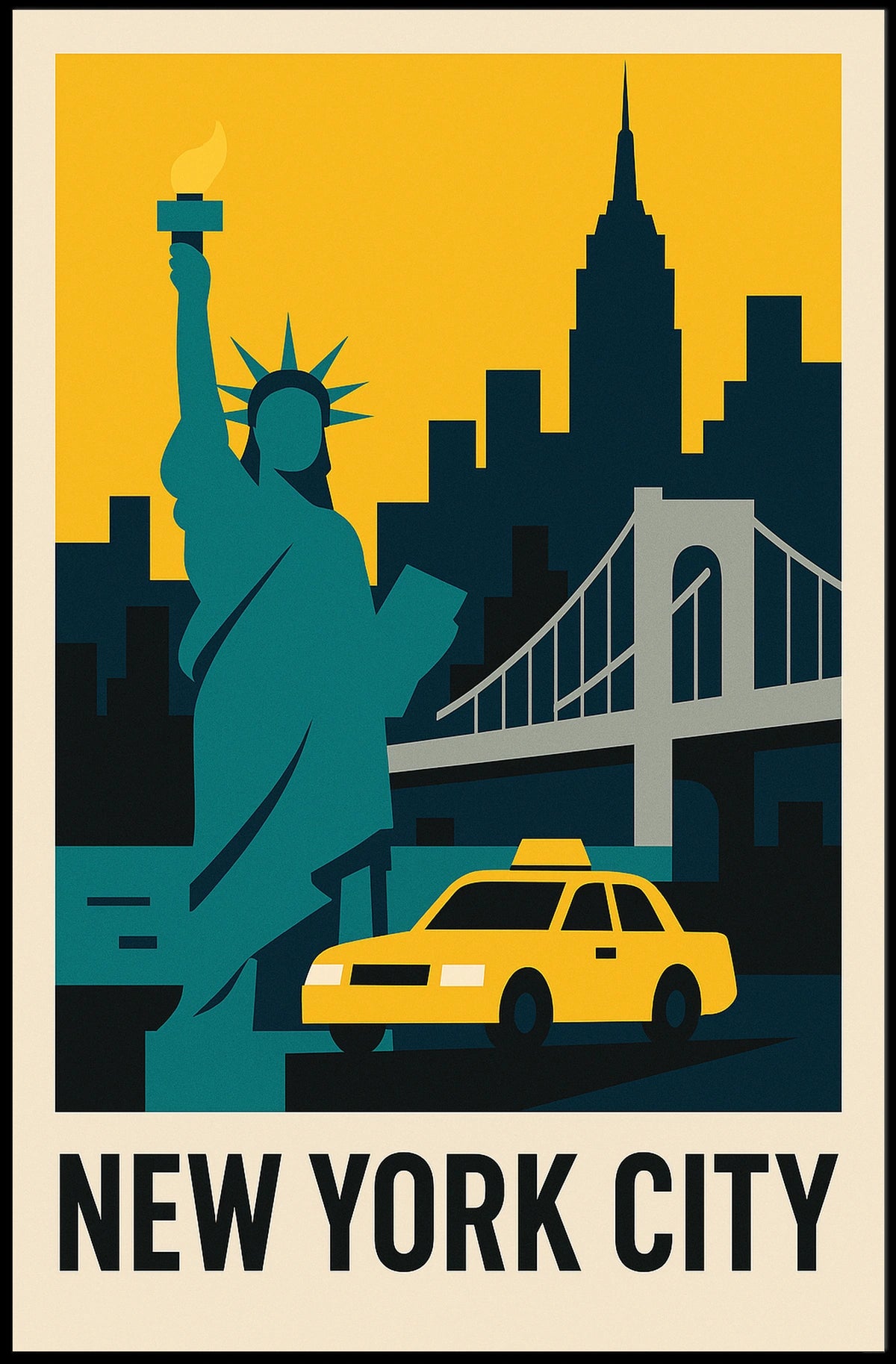 Iconic New York City Poster Sparks Conversation Travelers