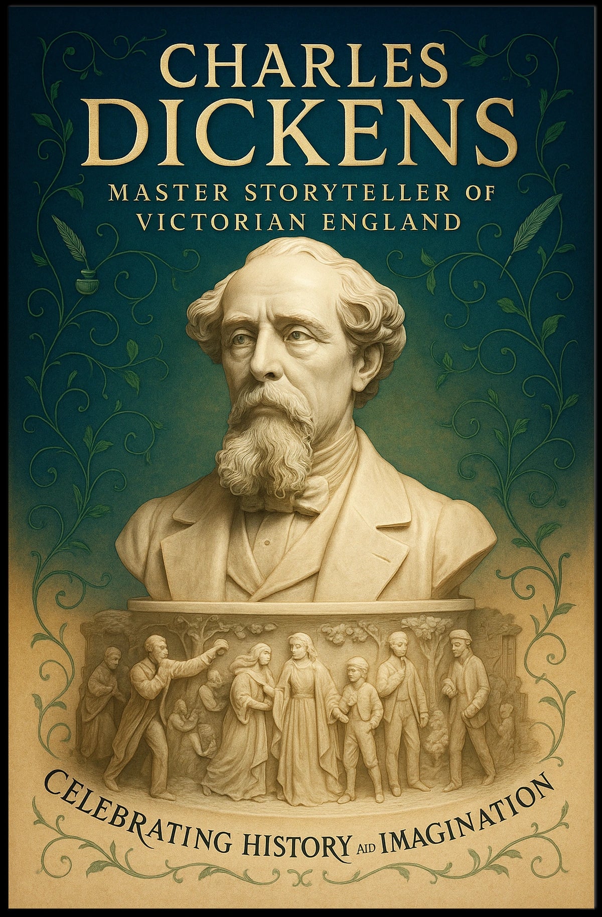 Charles Dickens Master Storyteller Of Poster