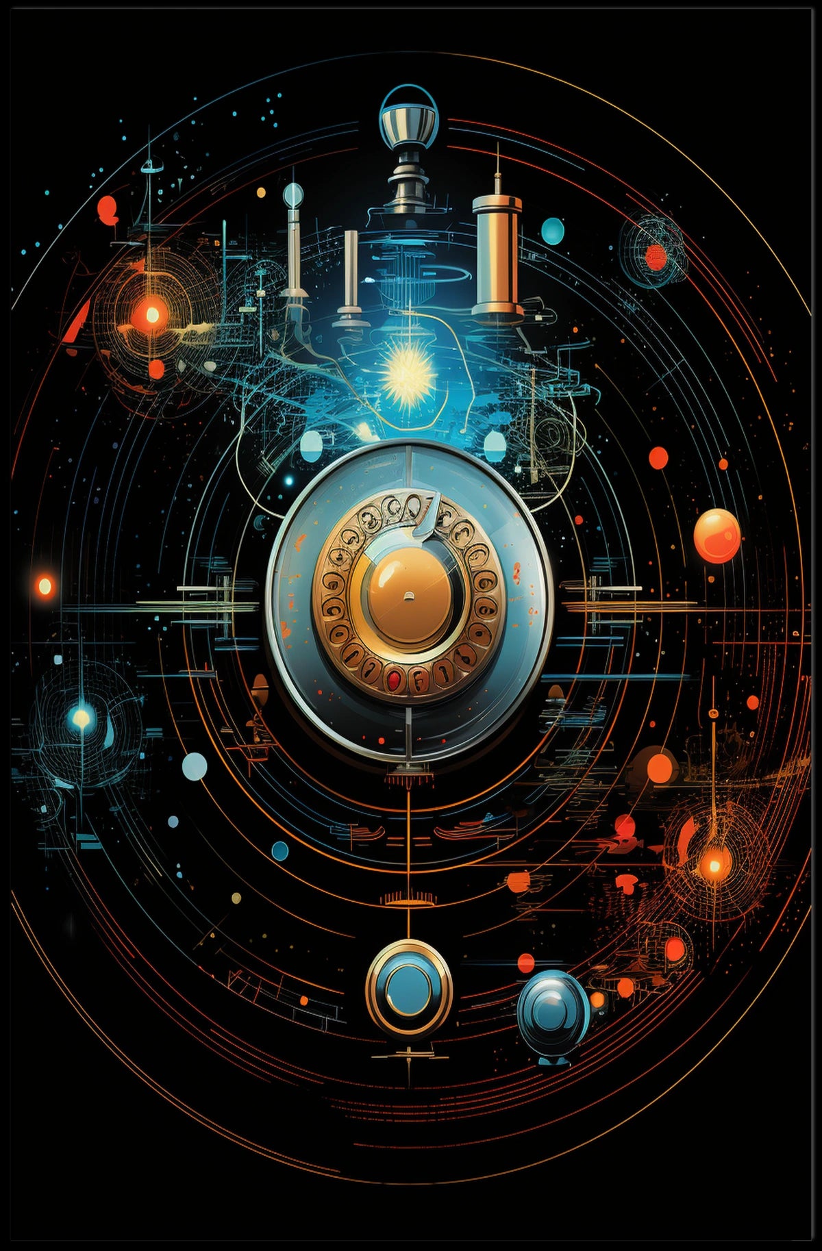 Cosmic Mechanisms Poster