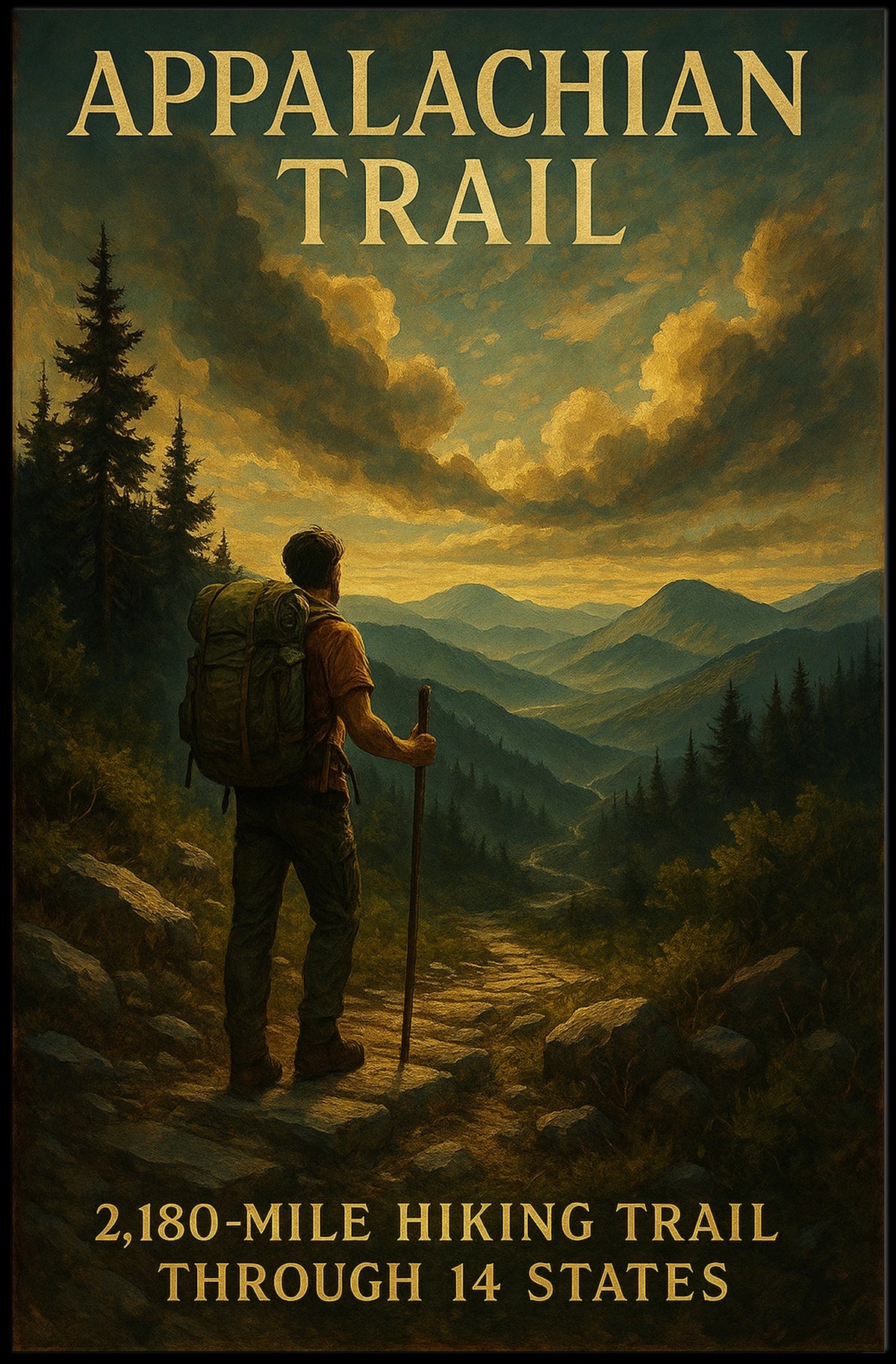 Appalachian Trail Adventure Poster