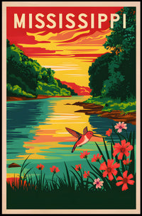 Mississippi Nature Scene Poster
