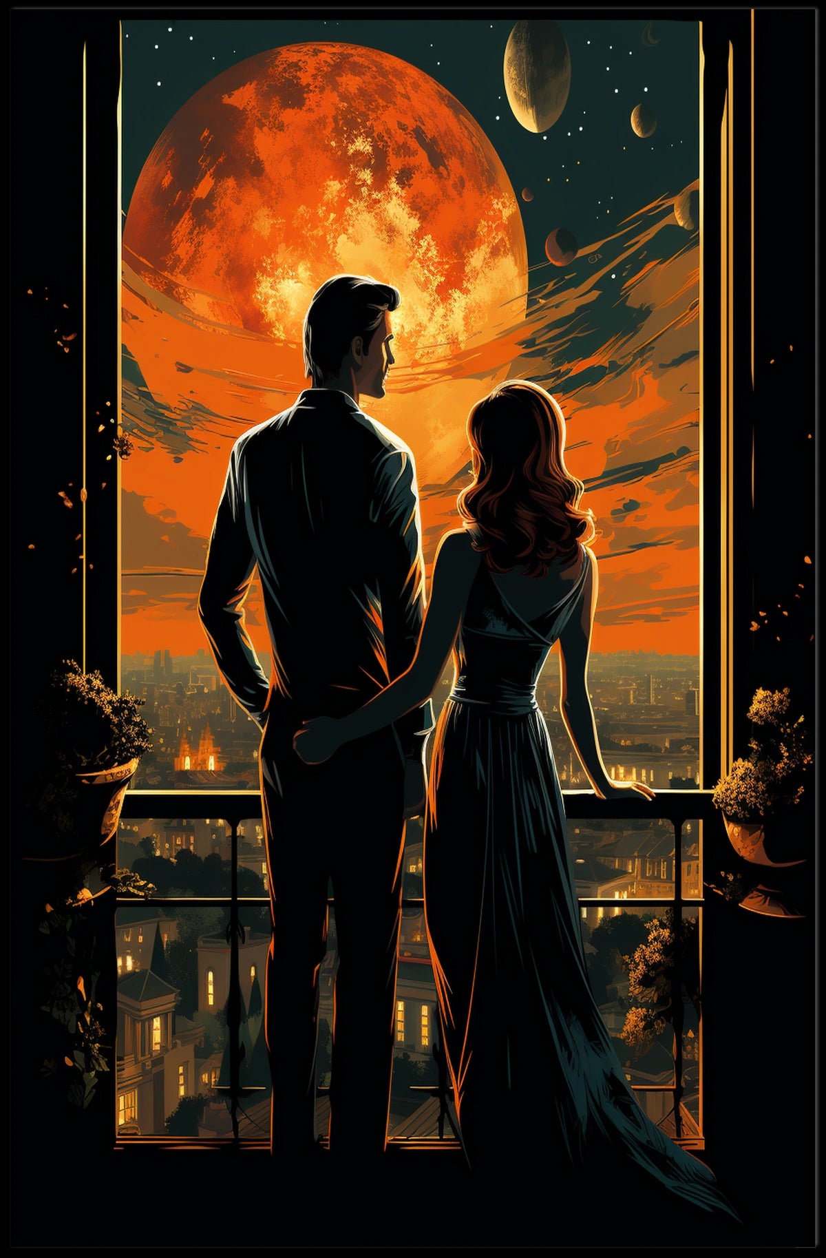 Celestial Evening Poster