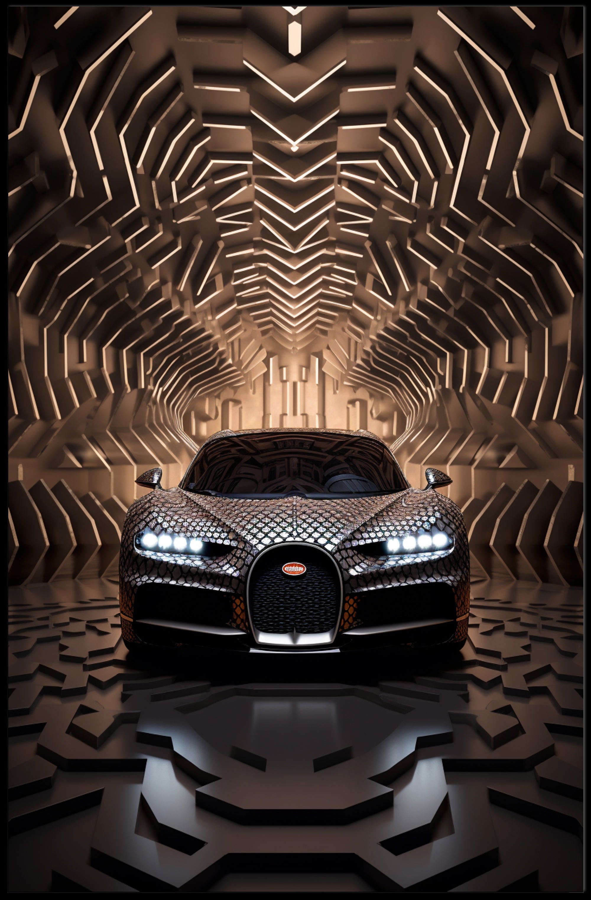 Futuristic Elegance Poster