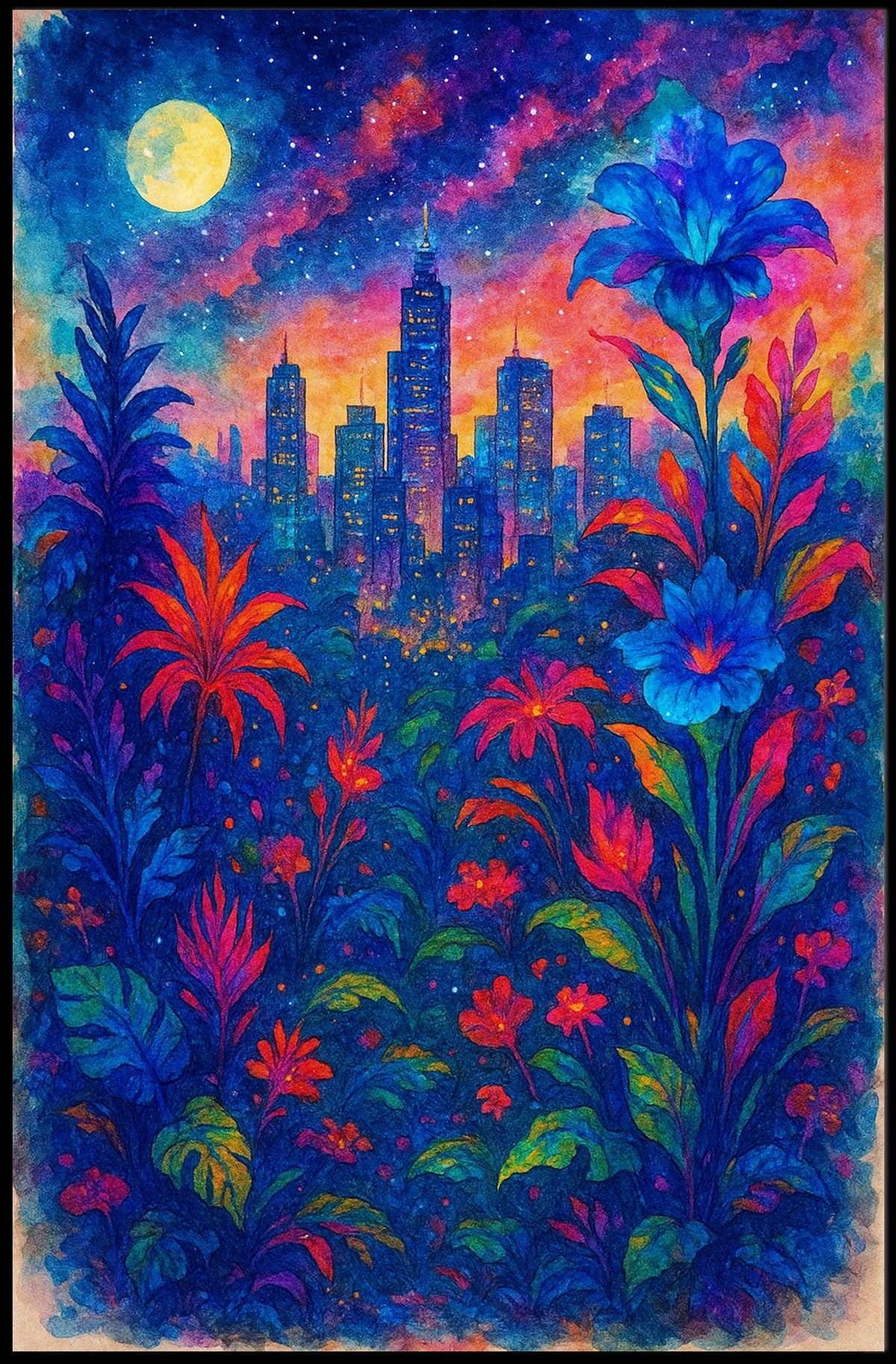 City In Bloom Poster