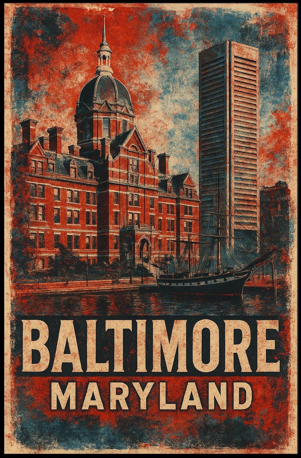 Baltimore, Maryland Poster