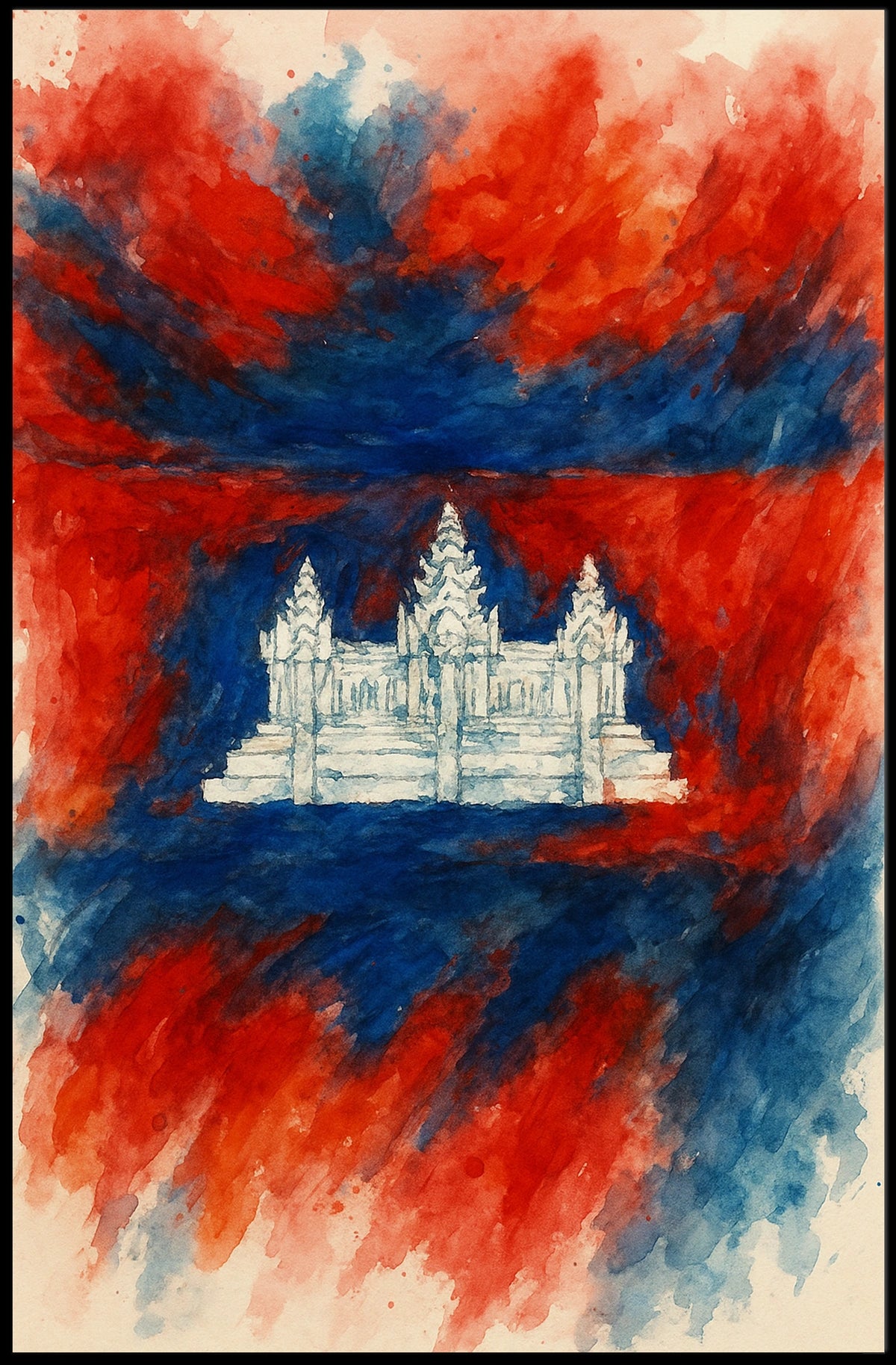 Colors Of Cambodia Poster