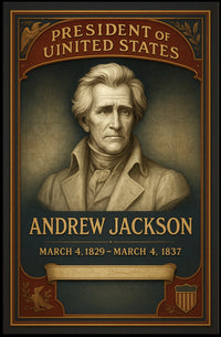 Andrew Jackson President of the United States Poster