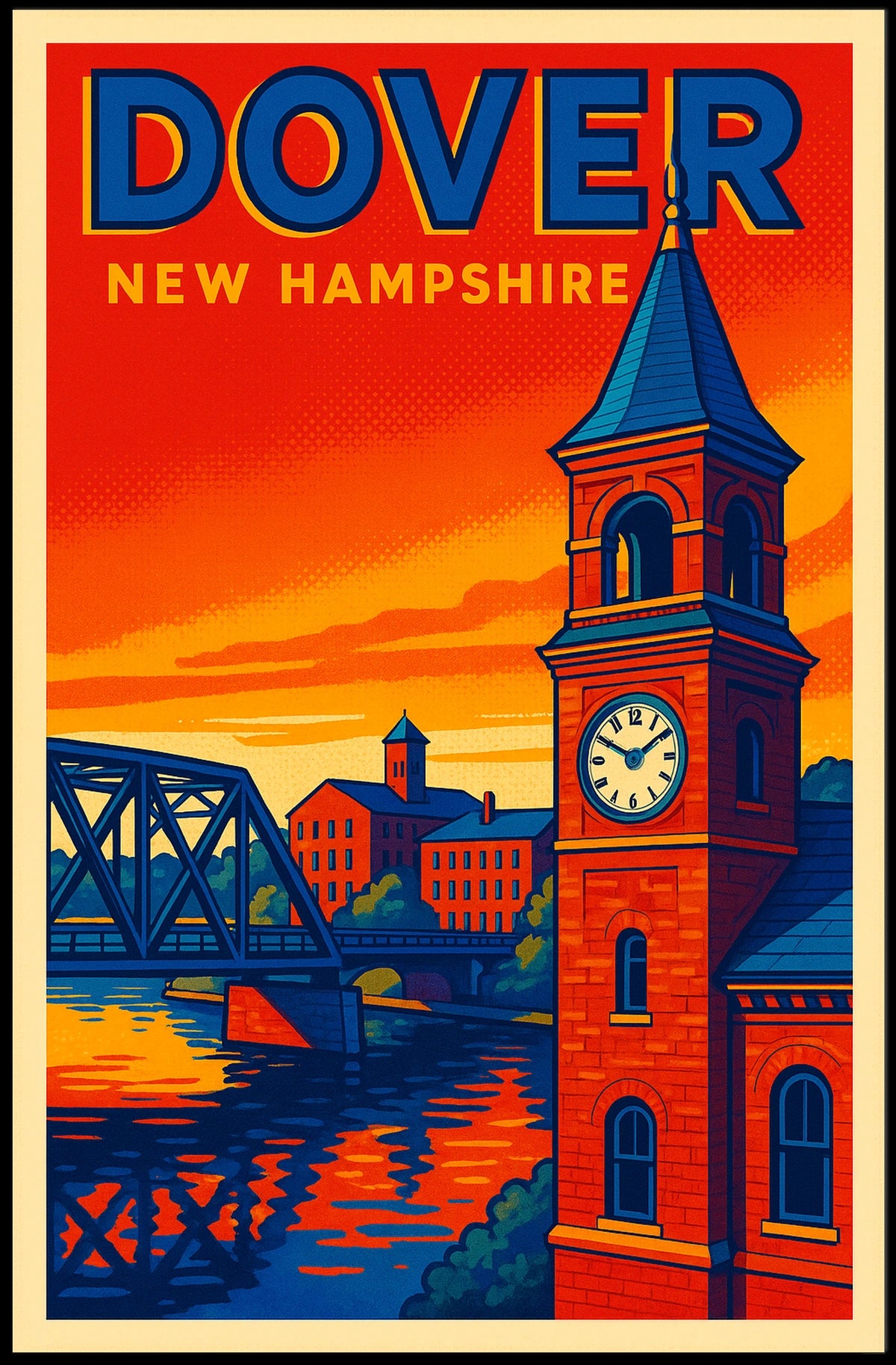 Dover, New Hampshire Poster