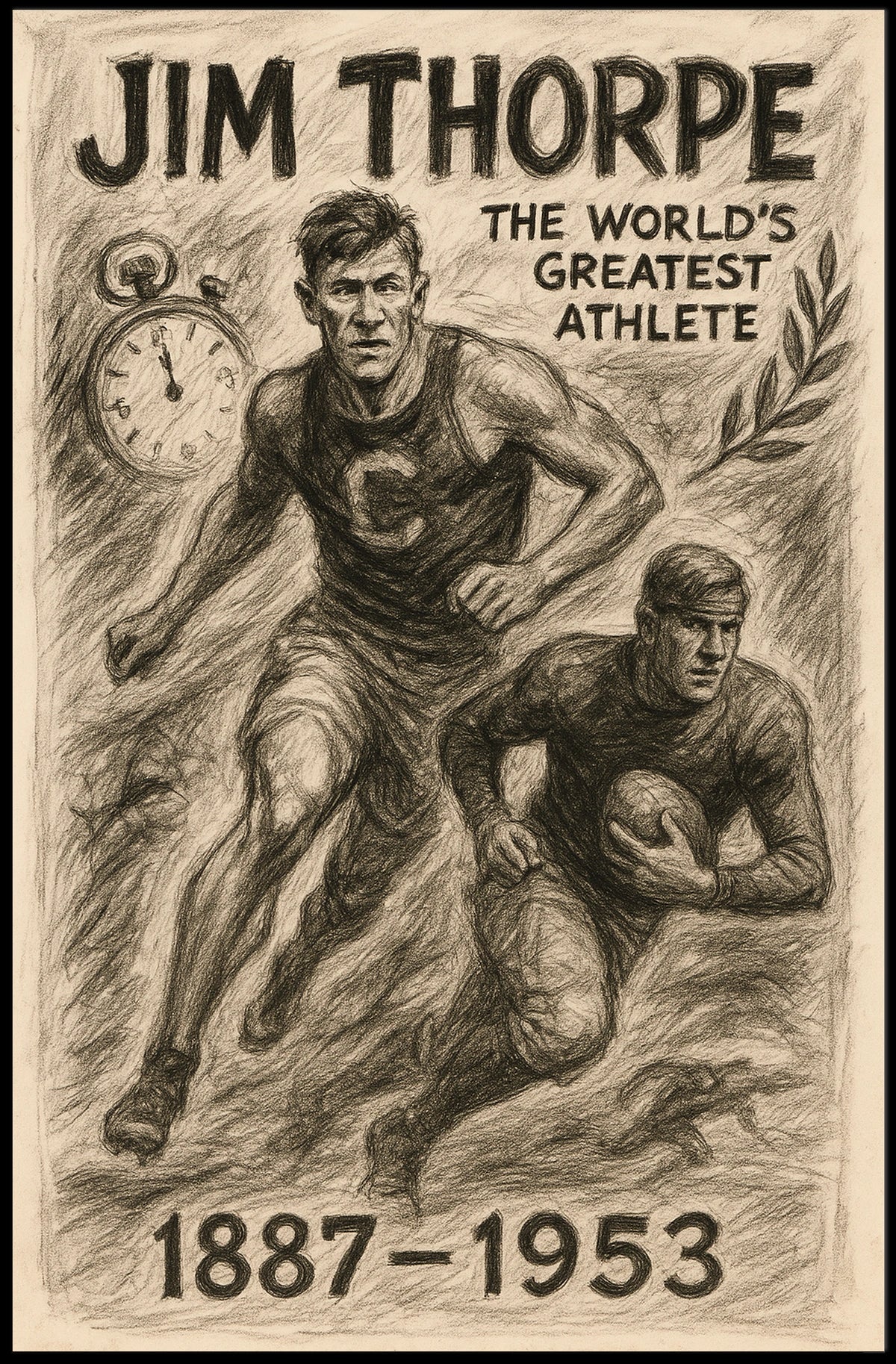 Celebrating a Legendary Athlete Poster