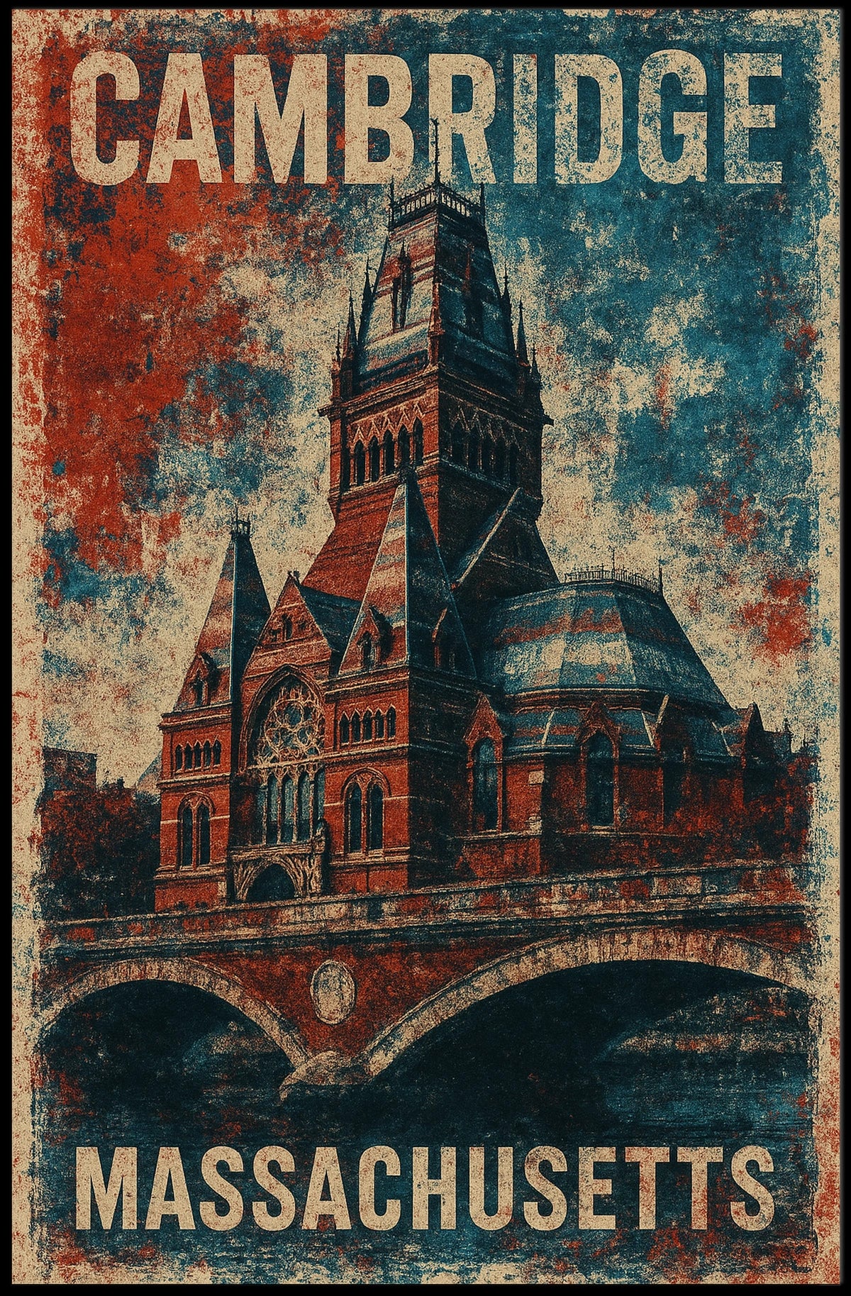 Cambridge, Massachusetts Poster