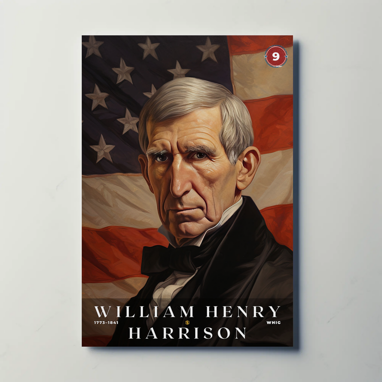 William Harrison 9th President Of The United States Portrait