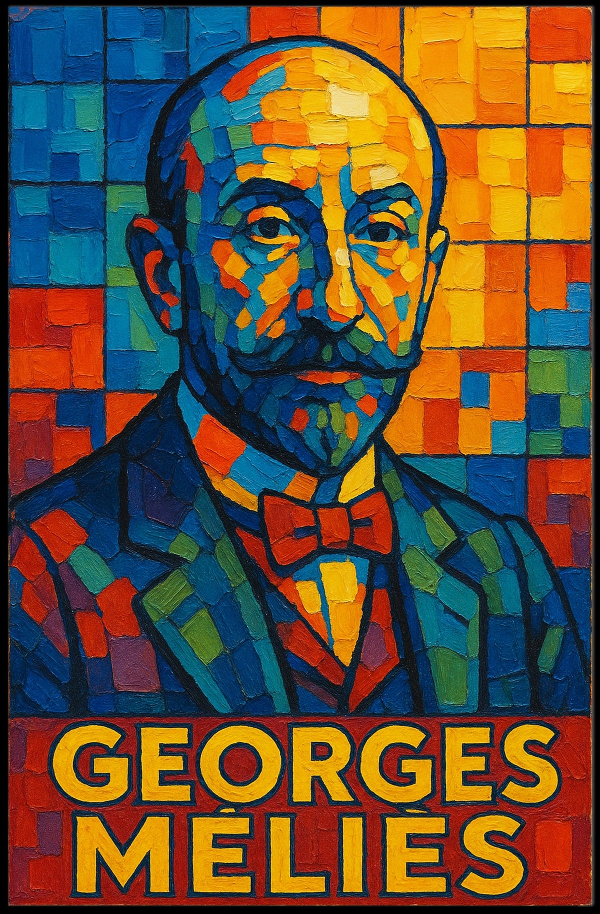 Georges Mรฉliรจs A Vibrant Tribute Poster