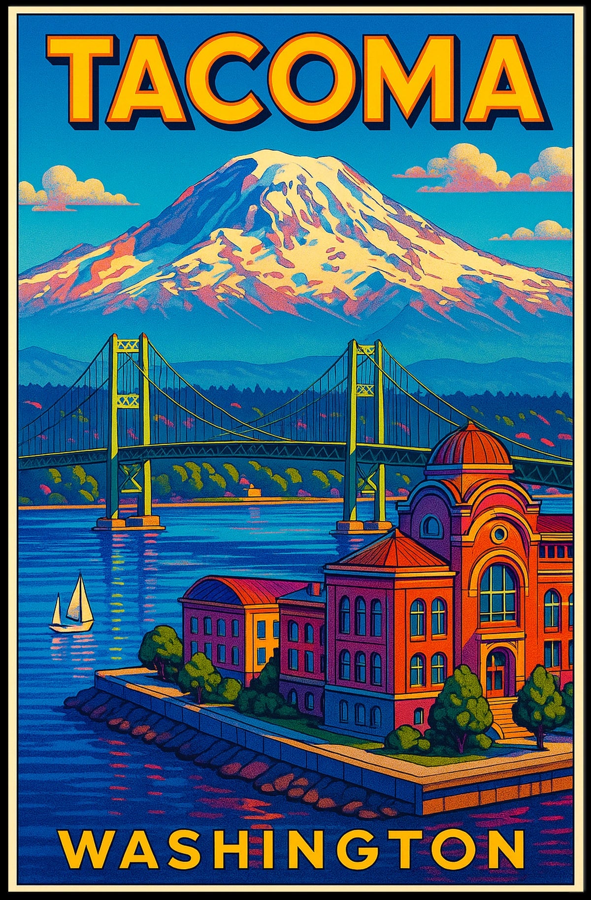 Tacoma Washington Poster
