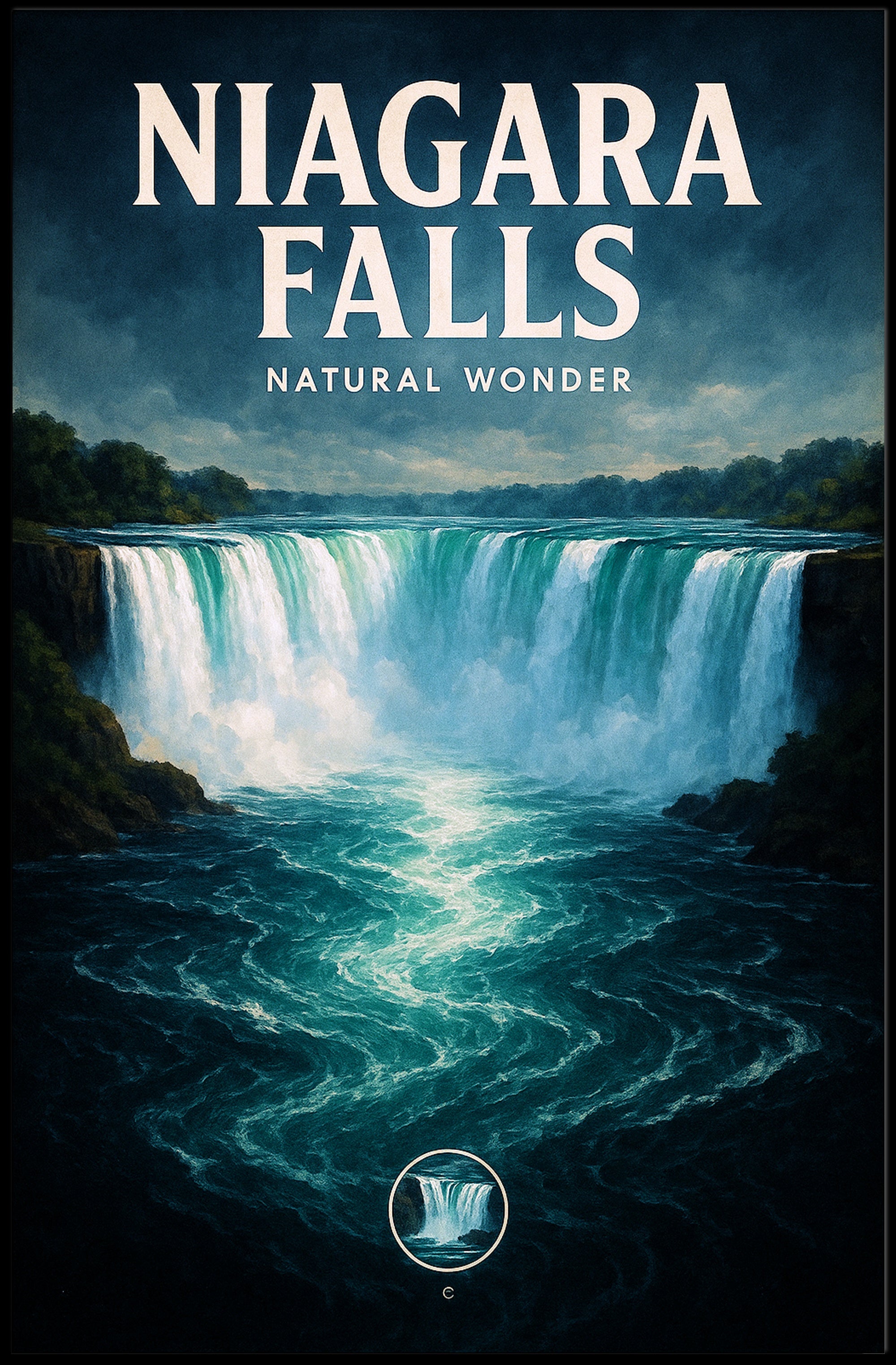 Niagara Falls Natural Wonder Poster PosterGoat