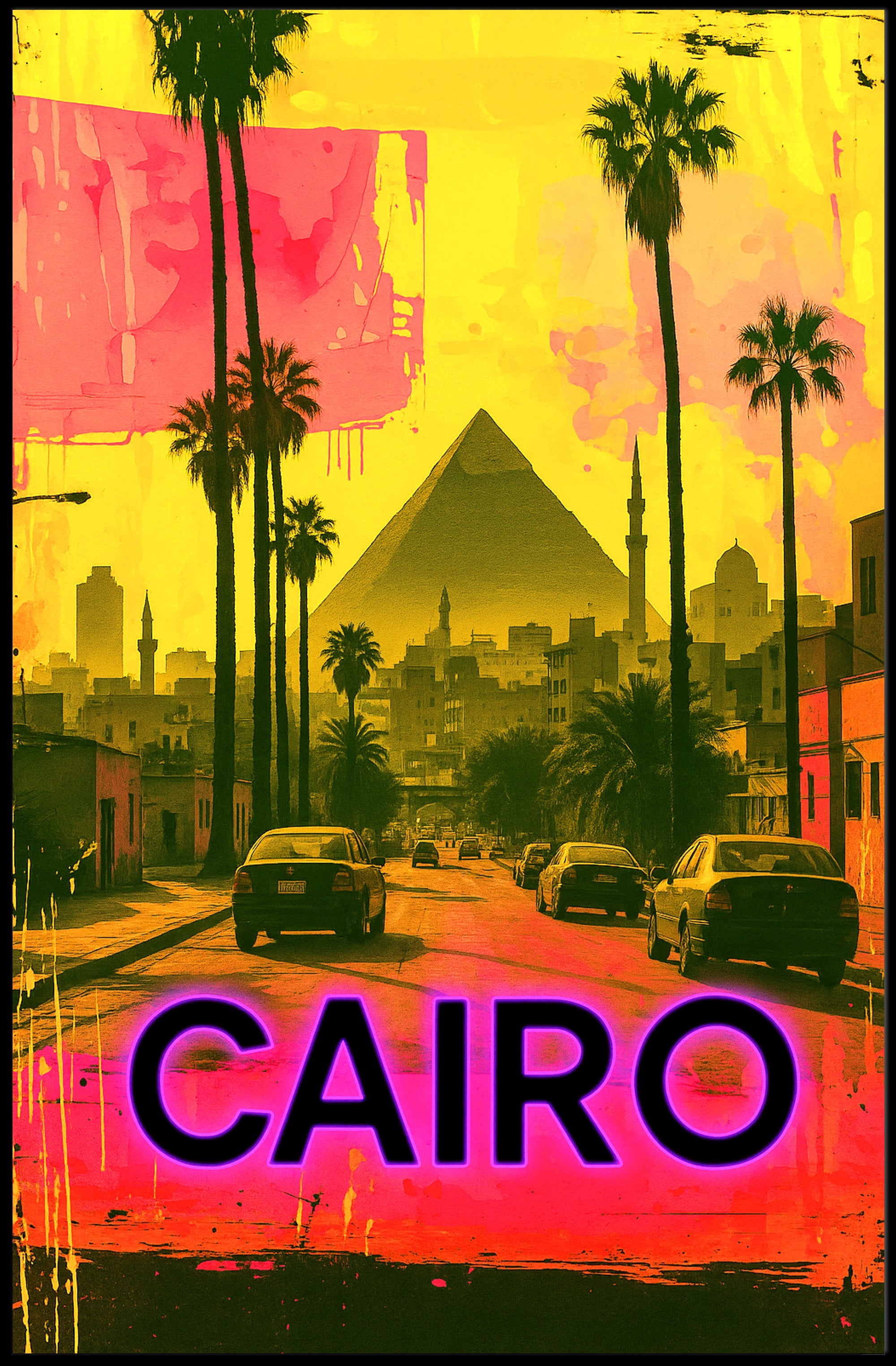Vibrant Cairo Poster PosterGoat