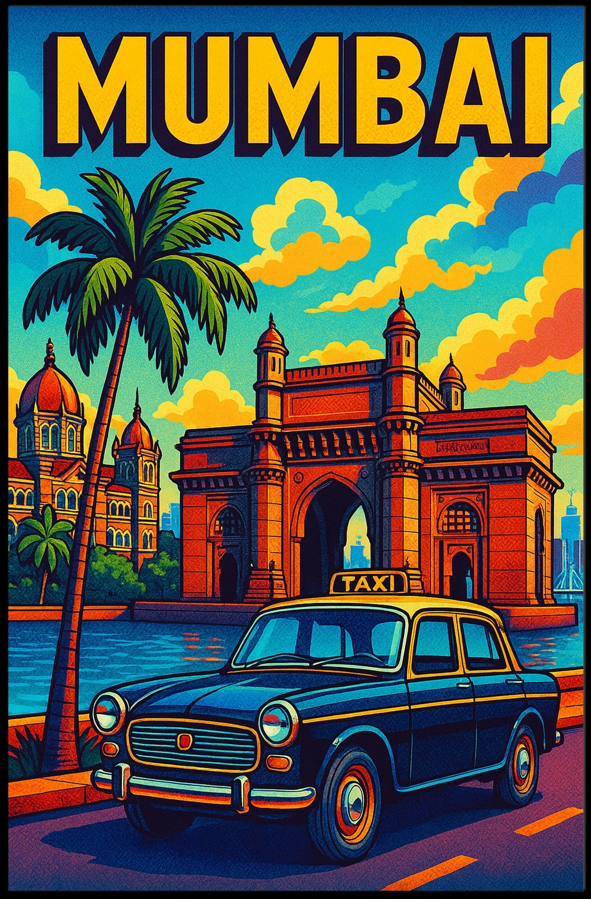 Vibrant Mumbai Poster