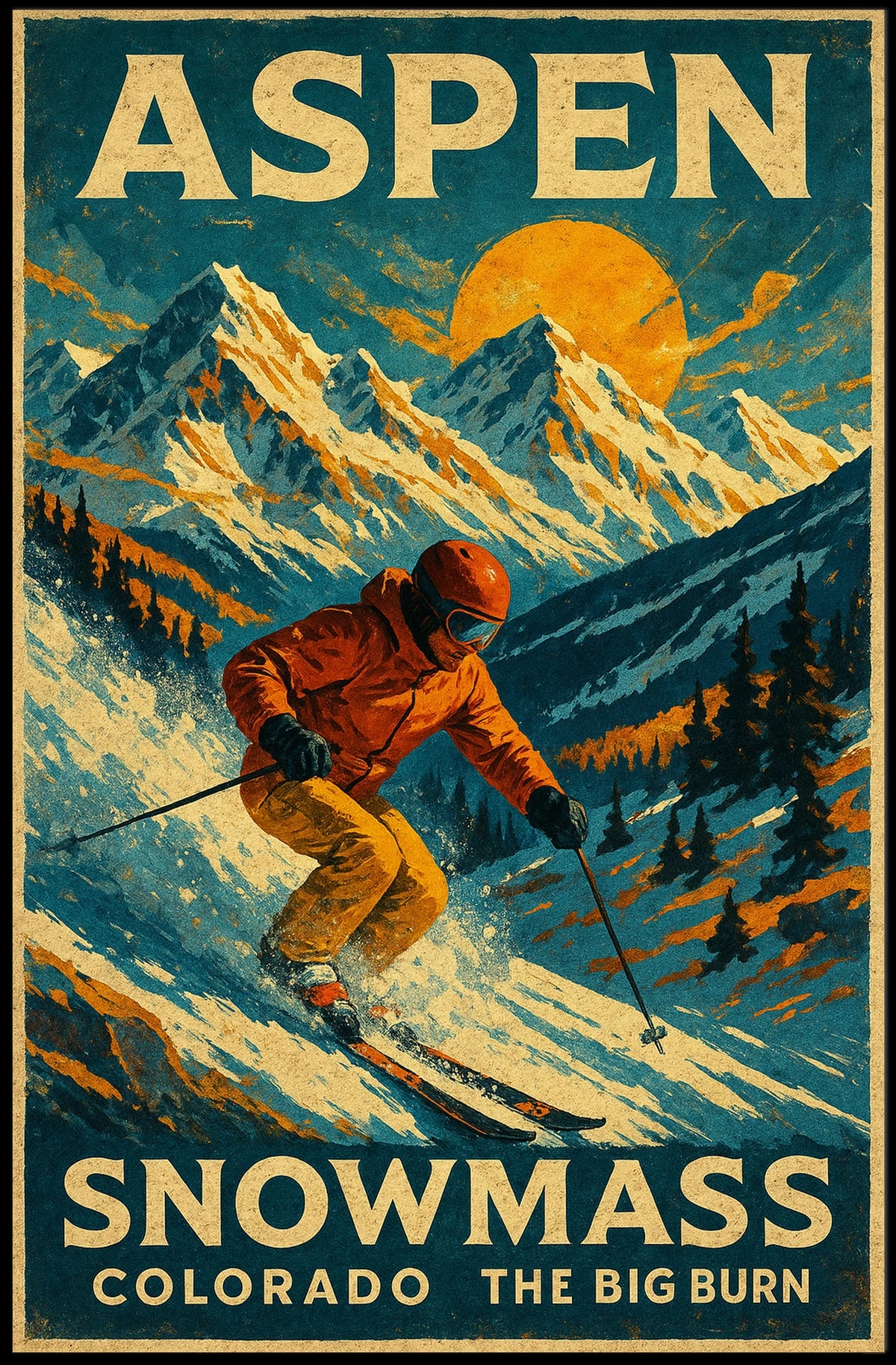 Aspen Snowmass Adventure Poster