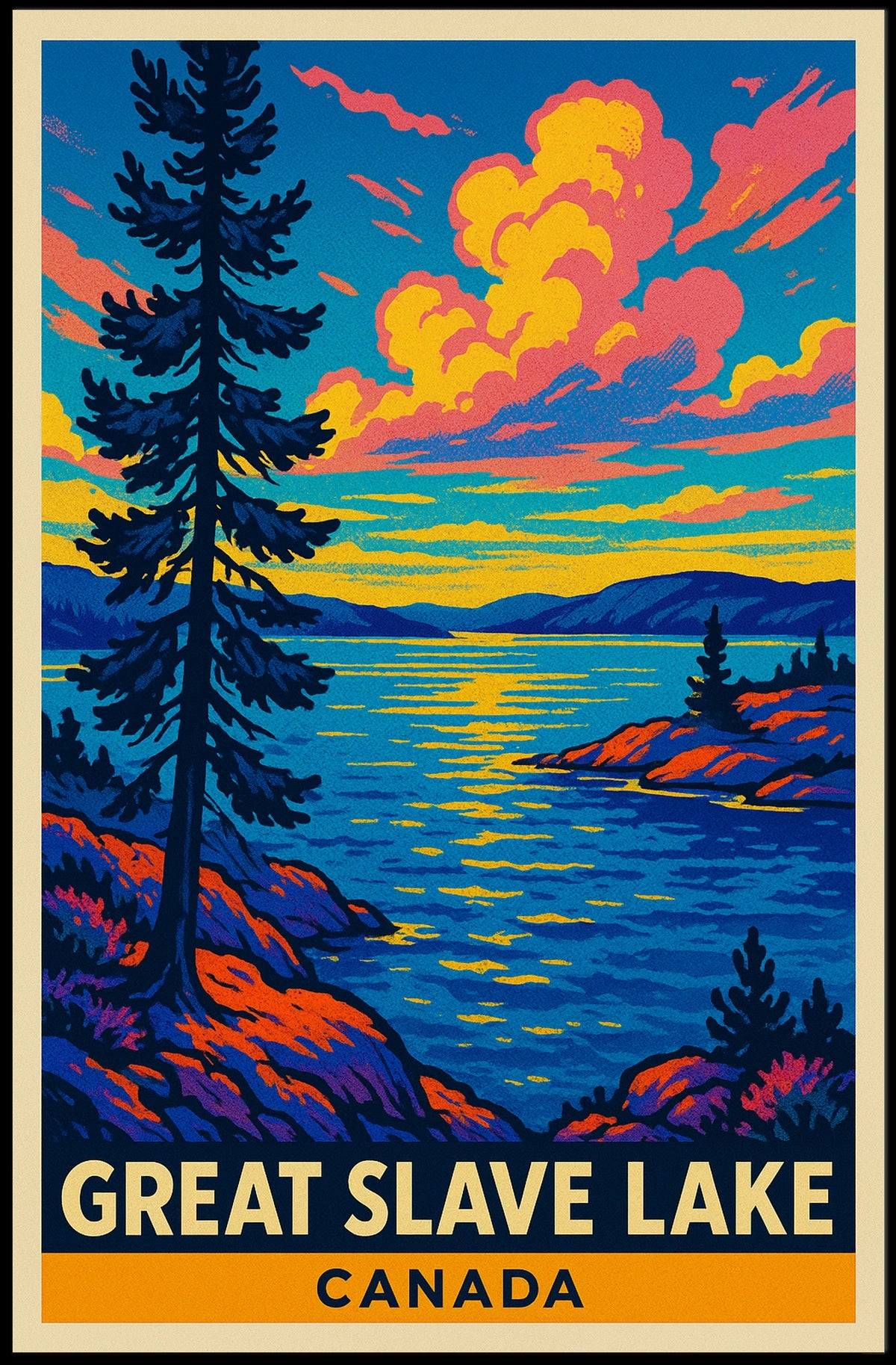 Great Slave Lake Canada Poster