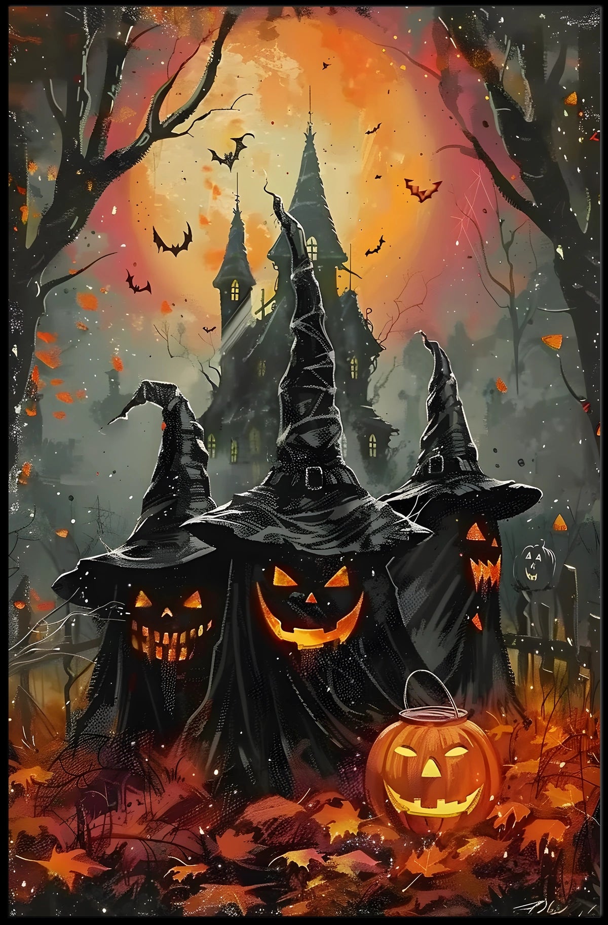 Enchanted Halloween Night Poster