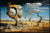 Dreamlike Surrealism: Fusion of Nature and Form Poster