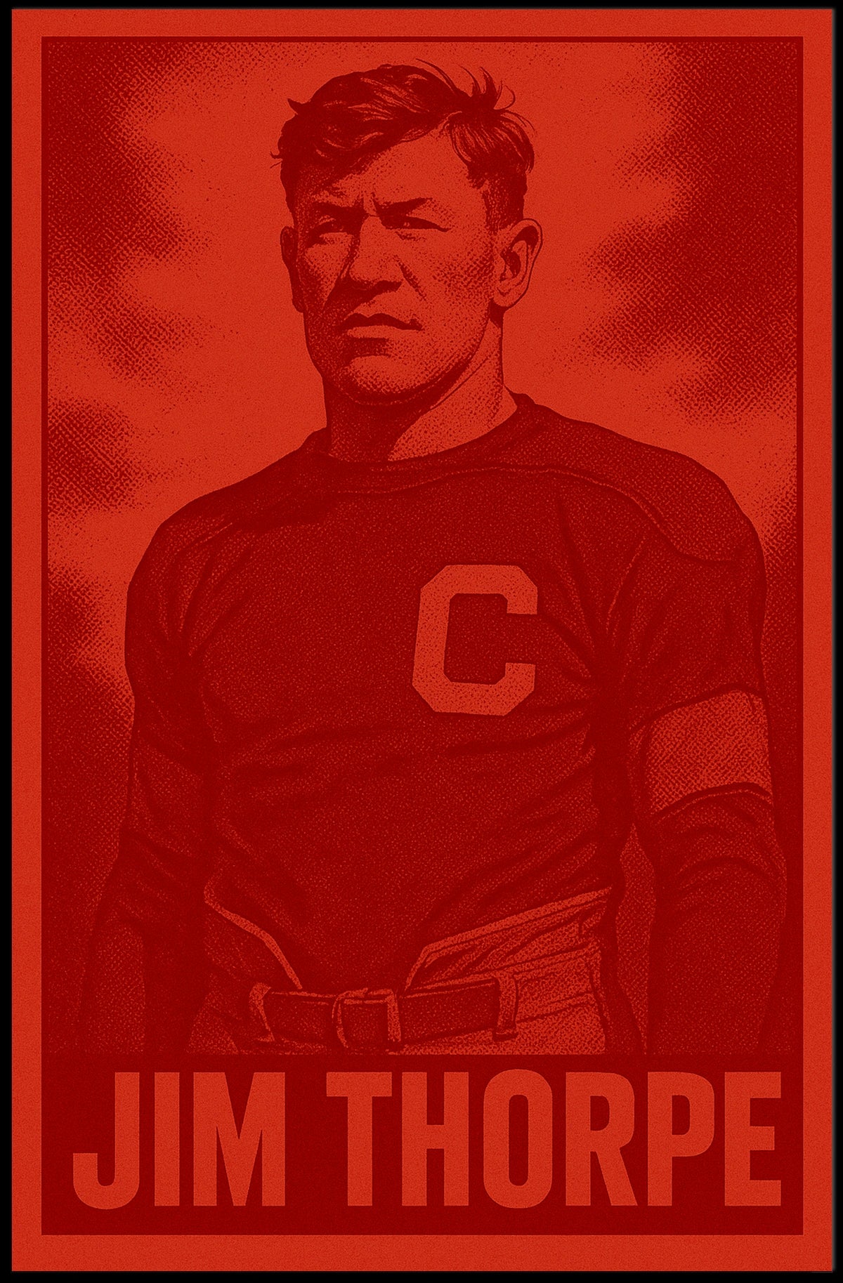 Jim Thorpe Athletic Legend Poster