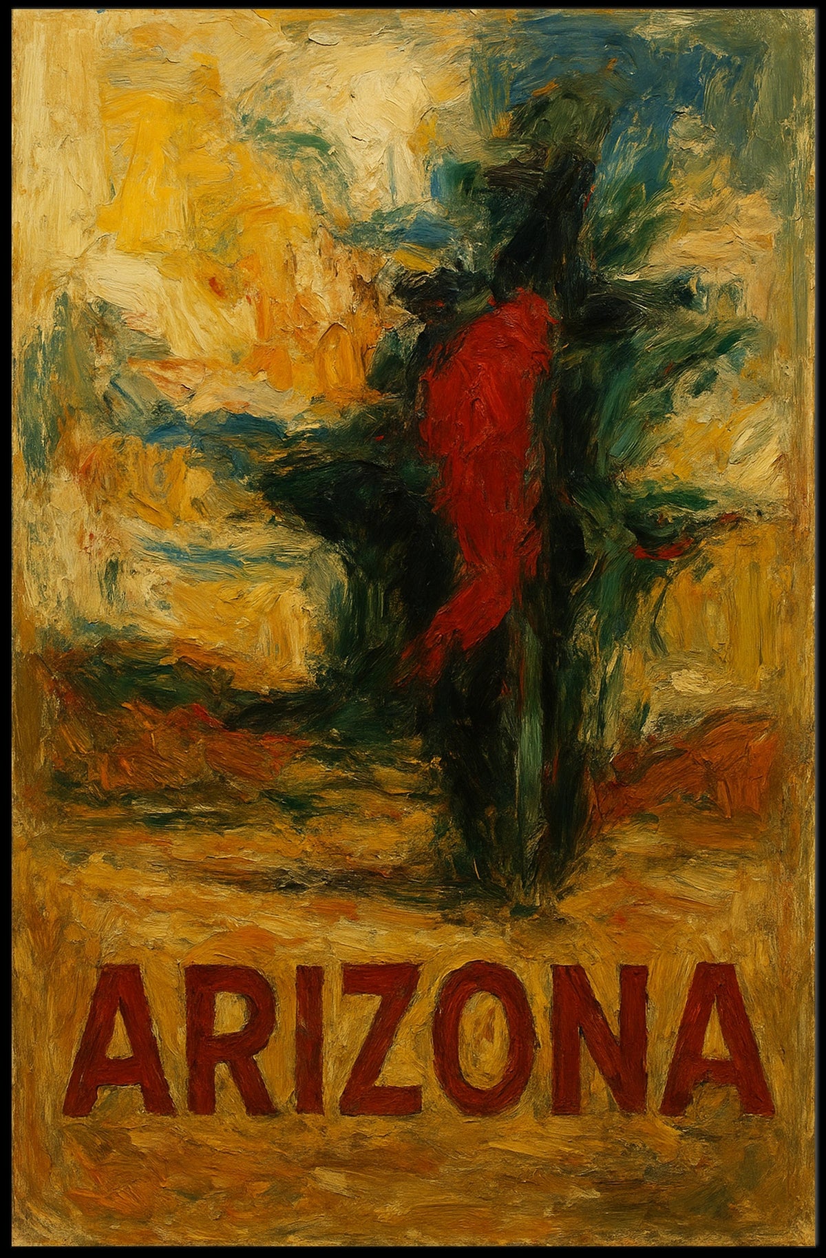 Arizona Impressionist Landscape Poster