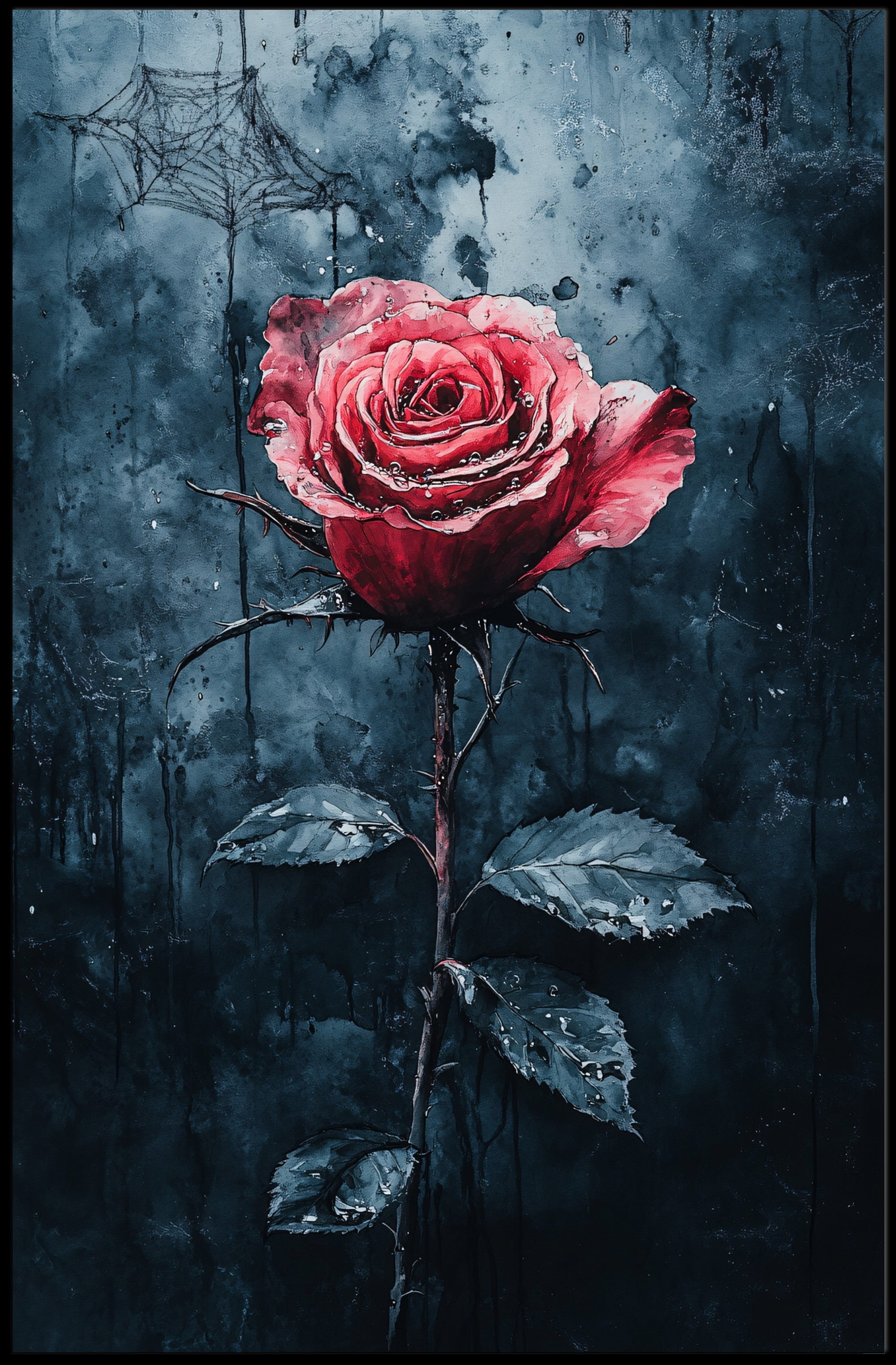 Ethereal Rose Poster
